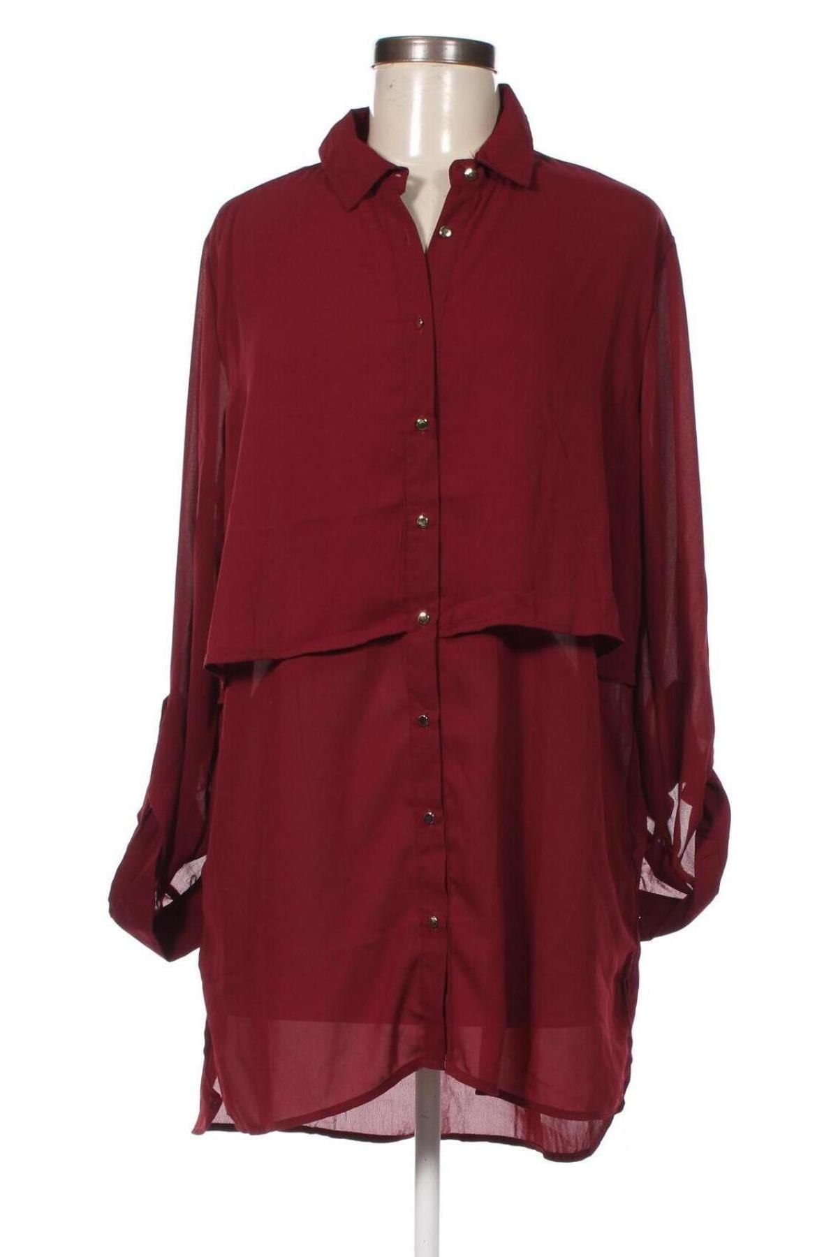 Damenbluse Janina, Größe L, Farbe Rot, Preis € 8,49