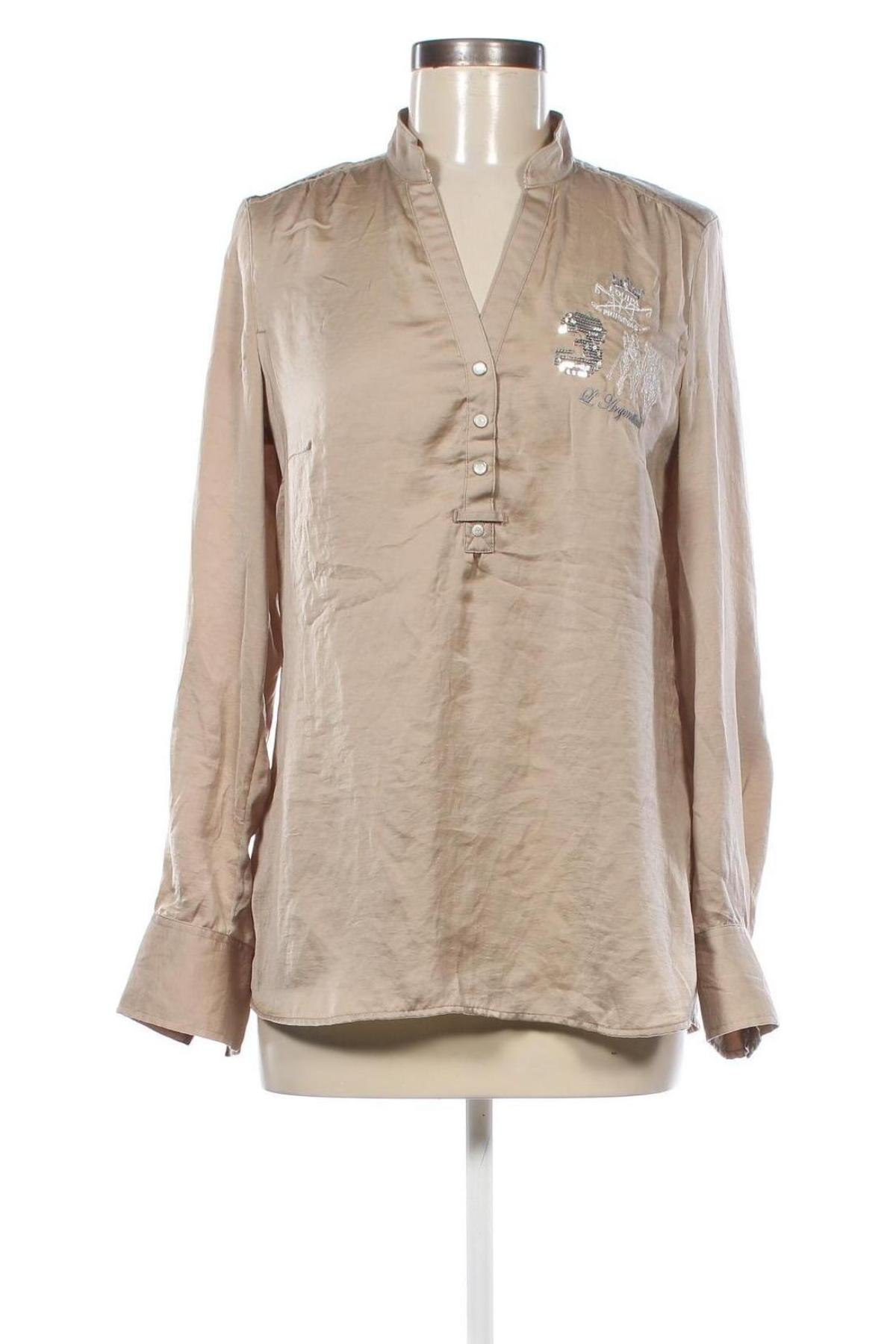 Damenbluse L'argentina, Größe M, Farbe Beige, Preis € 9,49