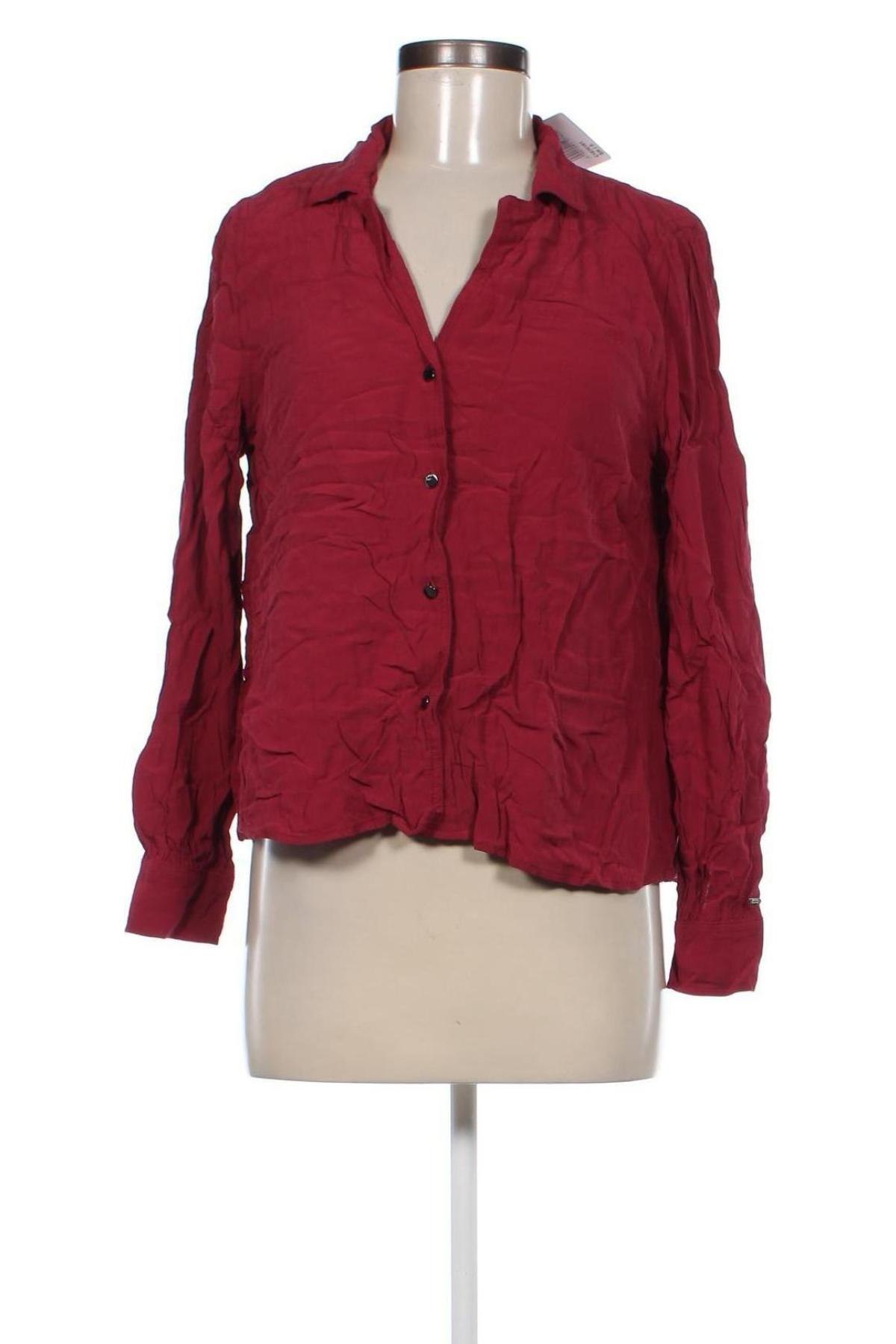 Damenbluse Tommy Jeans, Größe S, Farbe Rot, Preis € 13,49