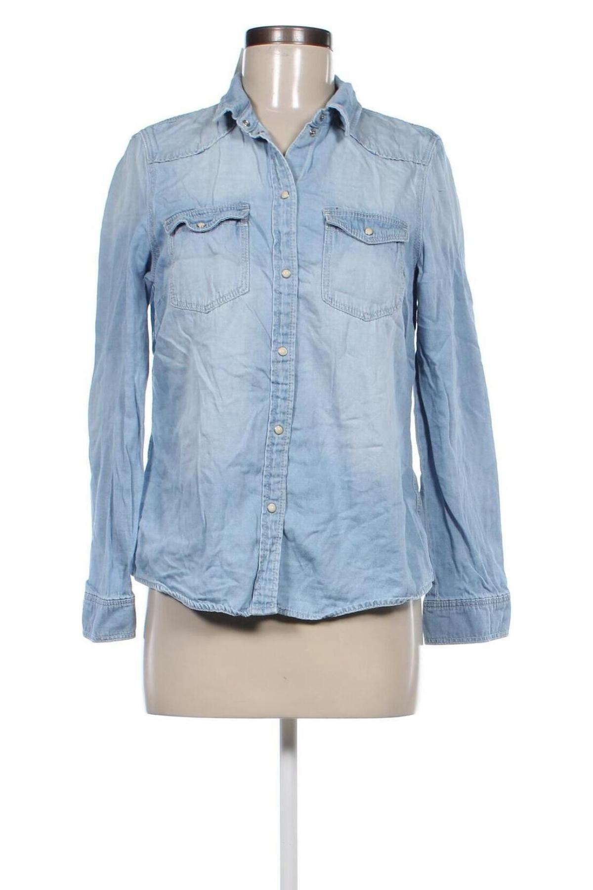 Damenbluse Vero Moda, Größe L, Farbe Blau, Preis € 7,49