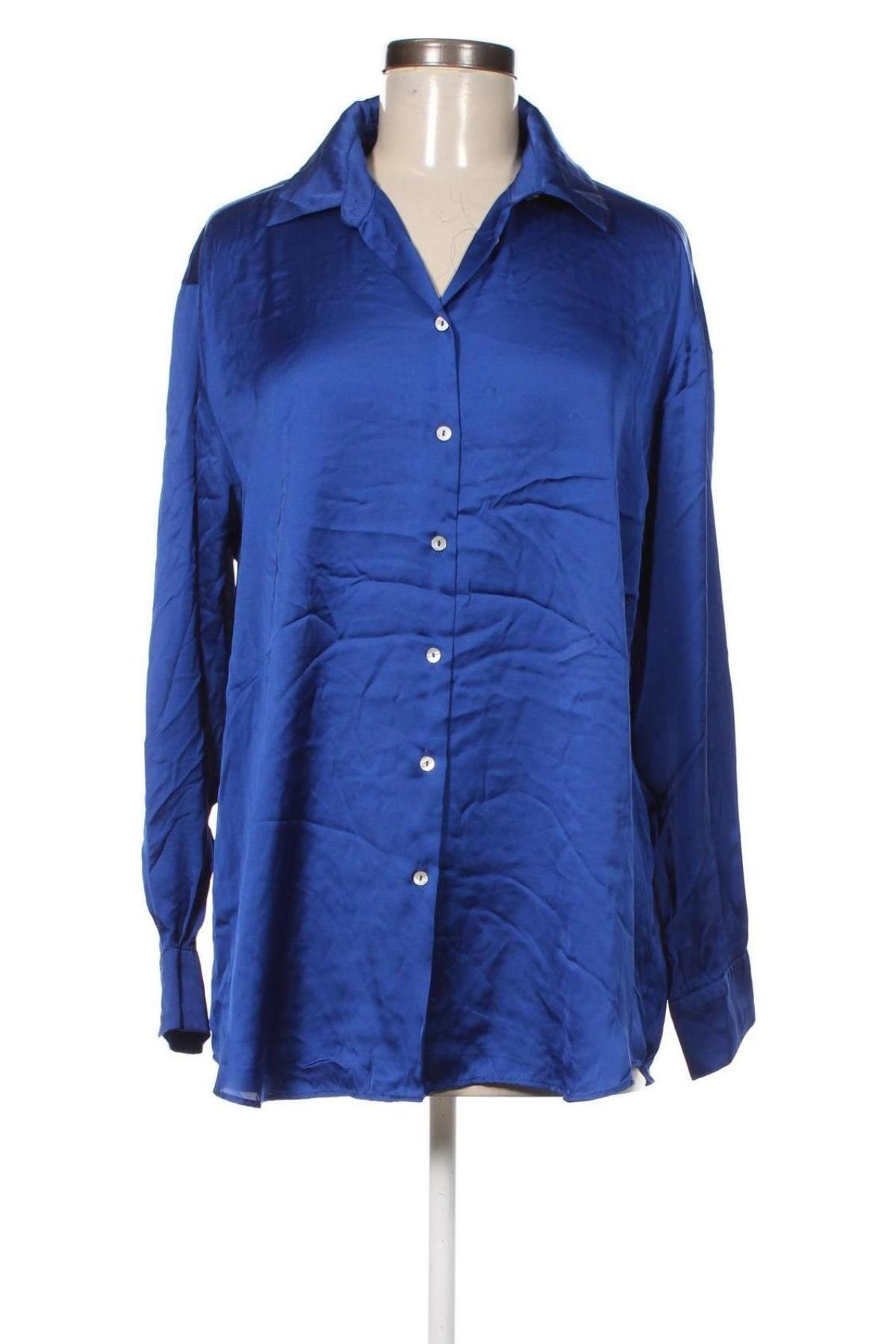 Damenbluse Zara, Größe L, Farbe Blau, Preis 9,99 €