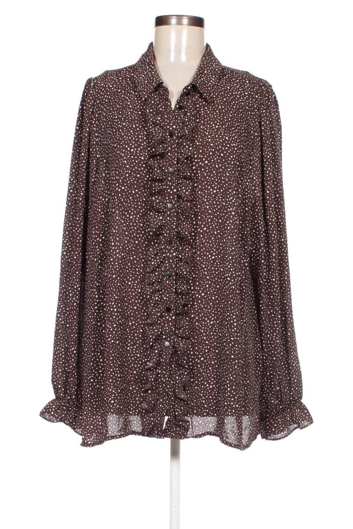 Damenbluse Zizzi, Größe M, Farbe Braun, Preis € 17,49