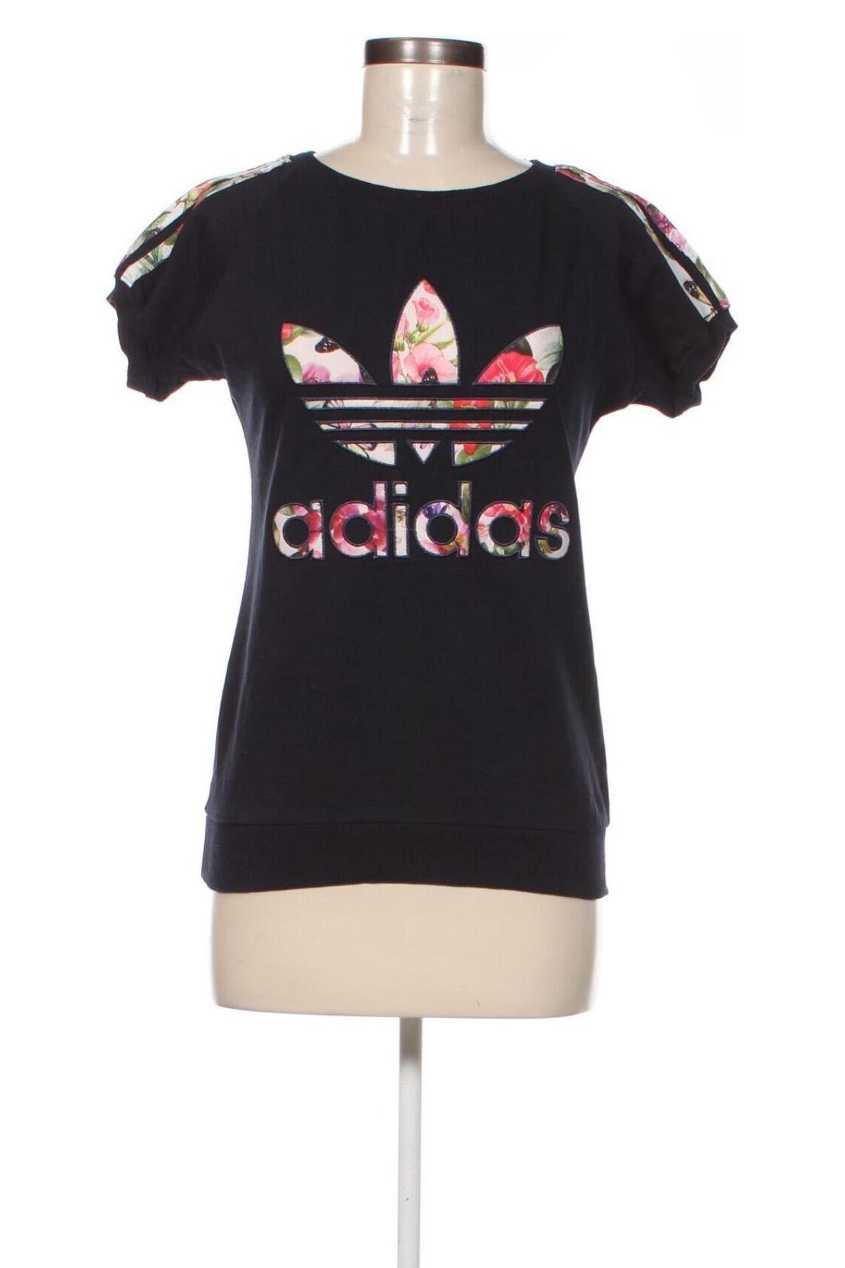 Γυναικείο t-shirt Adidas Originals, Μέγεθος M, Χρώμα Μαύρο, Τιμή 16,49 €