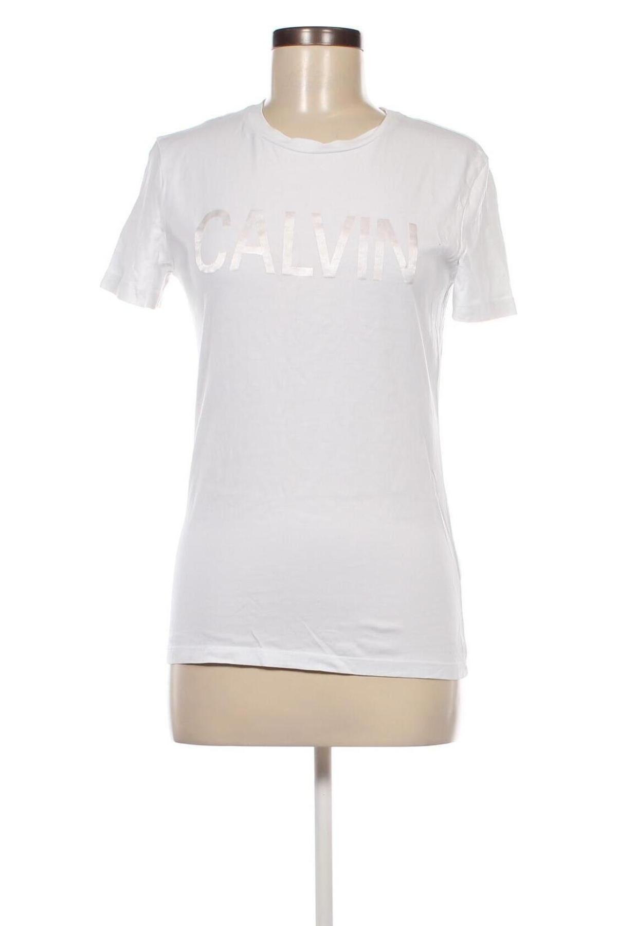 Damski T-shirt Calvin Klein, Rozmiar M, Kolor Biały, Cena 48,99 zł