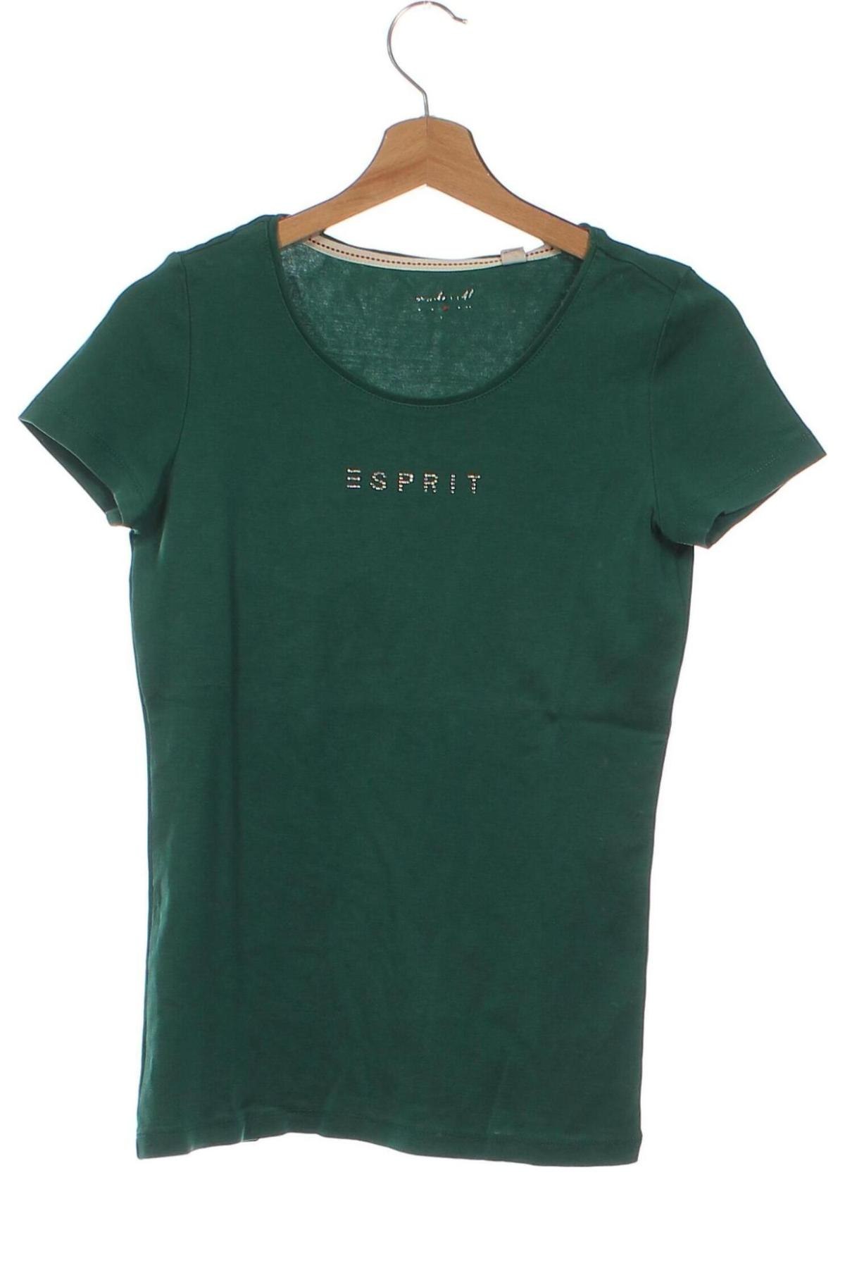 Tricou de femei Esprit, Mărime M, Culoare Verde, Preț 27,99 Lei