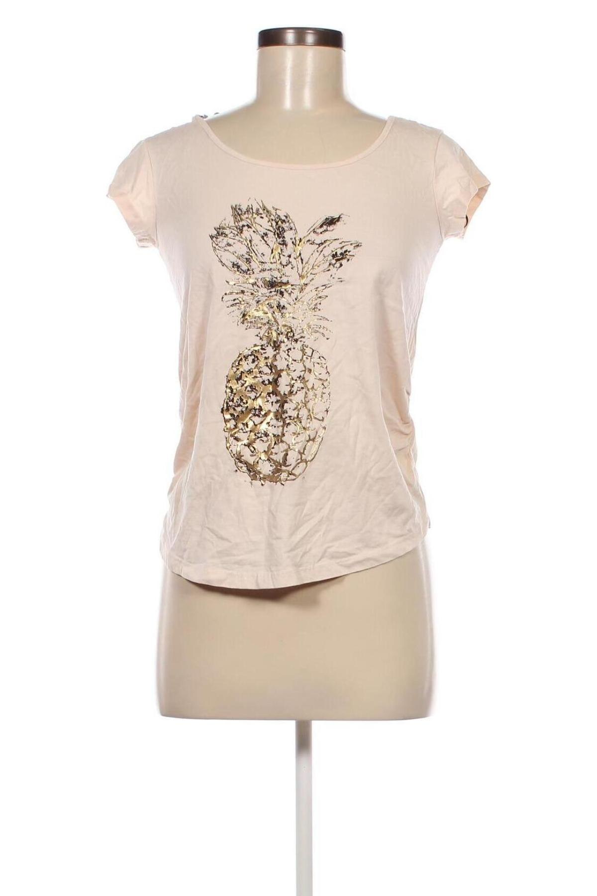 Damski T-shirt H&M Mama, Rozmiar S, Kolor ecru, Cena 39,08 zł