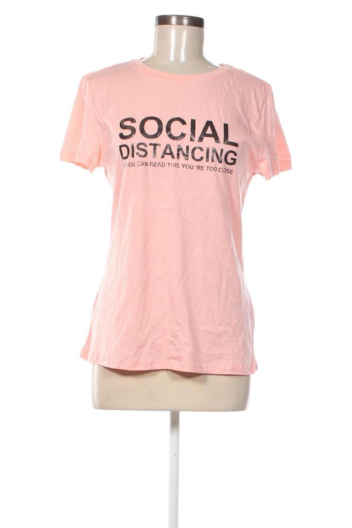 Damen T-Shirt SHEIN, Größe L, Farbe Rosa, Preis 4,49 €