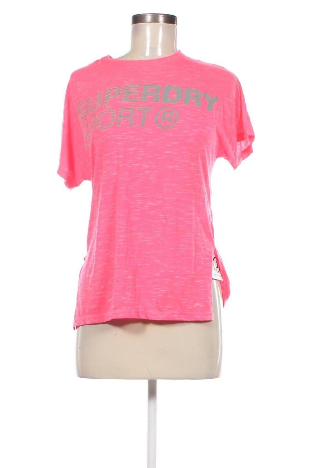 Γυναικείο t-shirt Superdry, Μέγεθος S, Χρώμα Ρόζ , Τιμή 5,99 €