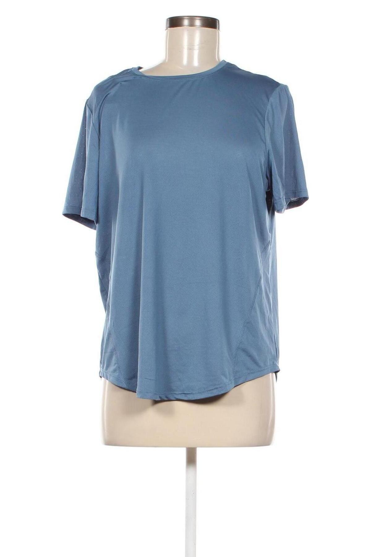 Damen T-Shirt Work Out, Größe M, Farbe Blau, Preis 6,99 €