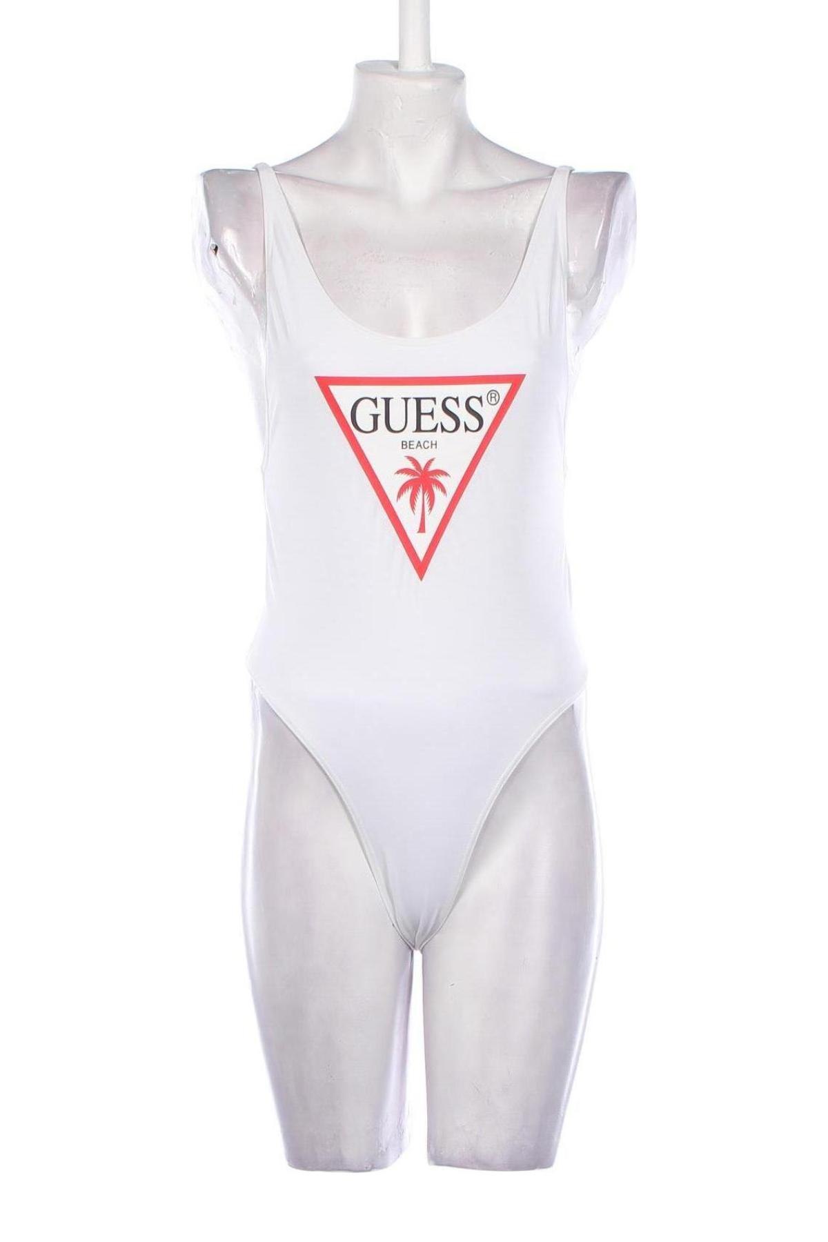 Costum de baie de damă Guess, Mărime S, Culoare Alb, Preț 438,78 Lei