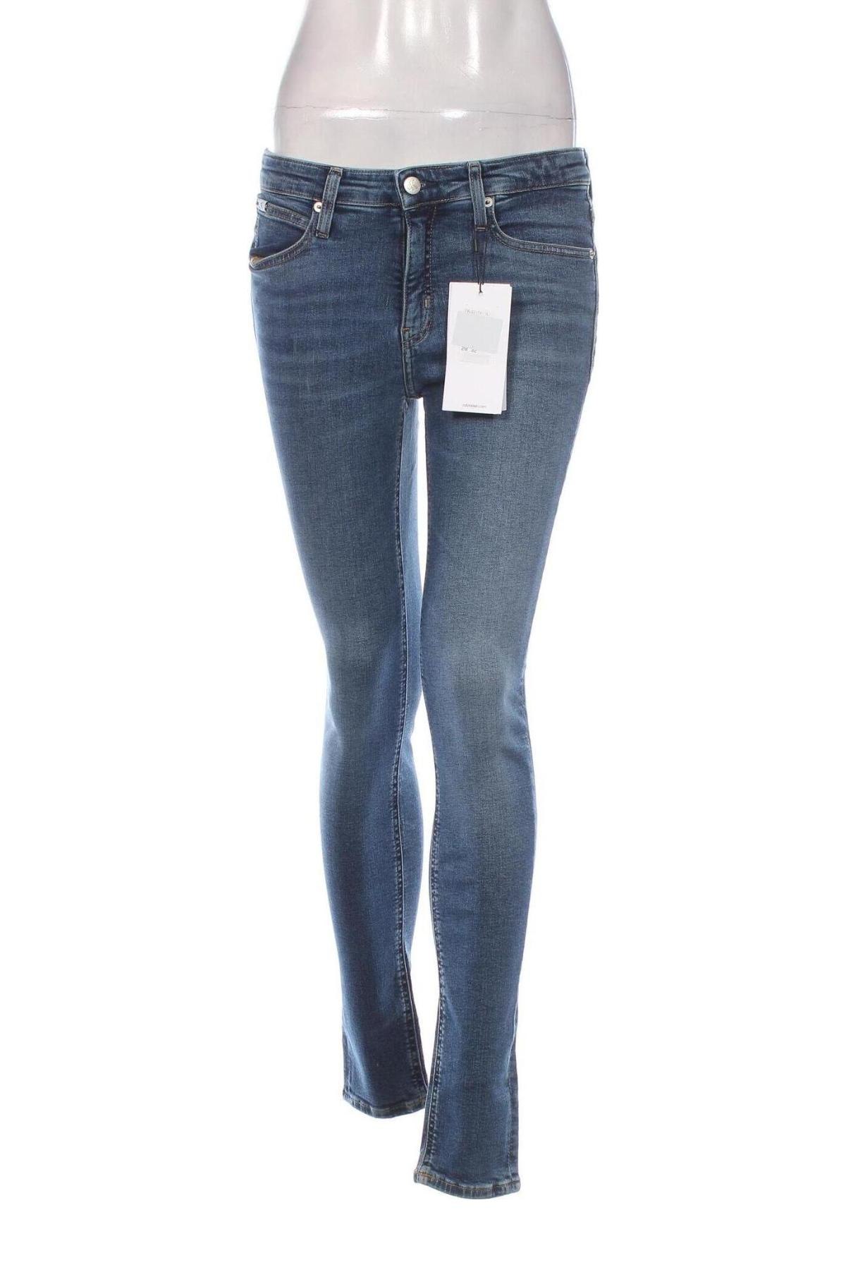 Blugi de femei Calvin Klein Jeans, Mărime S, Culoare Albastru, Preț 352,99 Lei