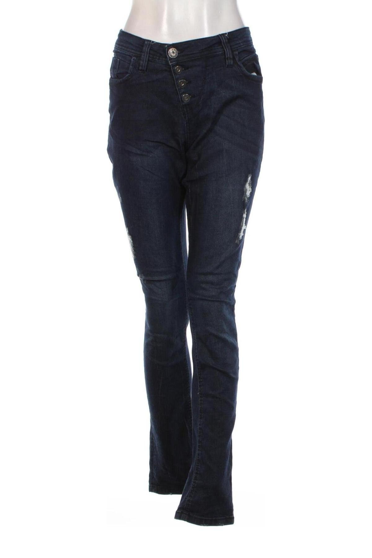 Dámske džínsy  Denim 1982, Veľkosť XL, Farba Modrá, Cena  6,95 €