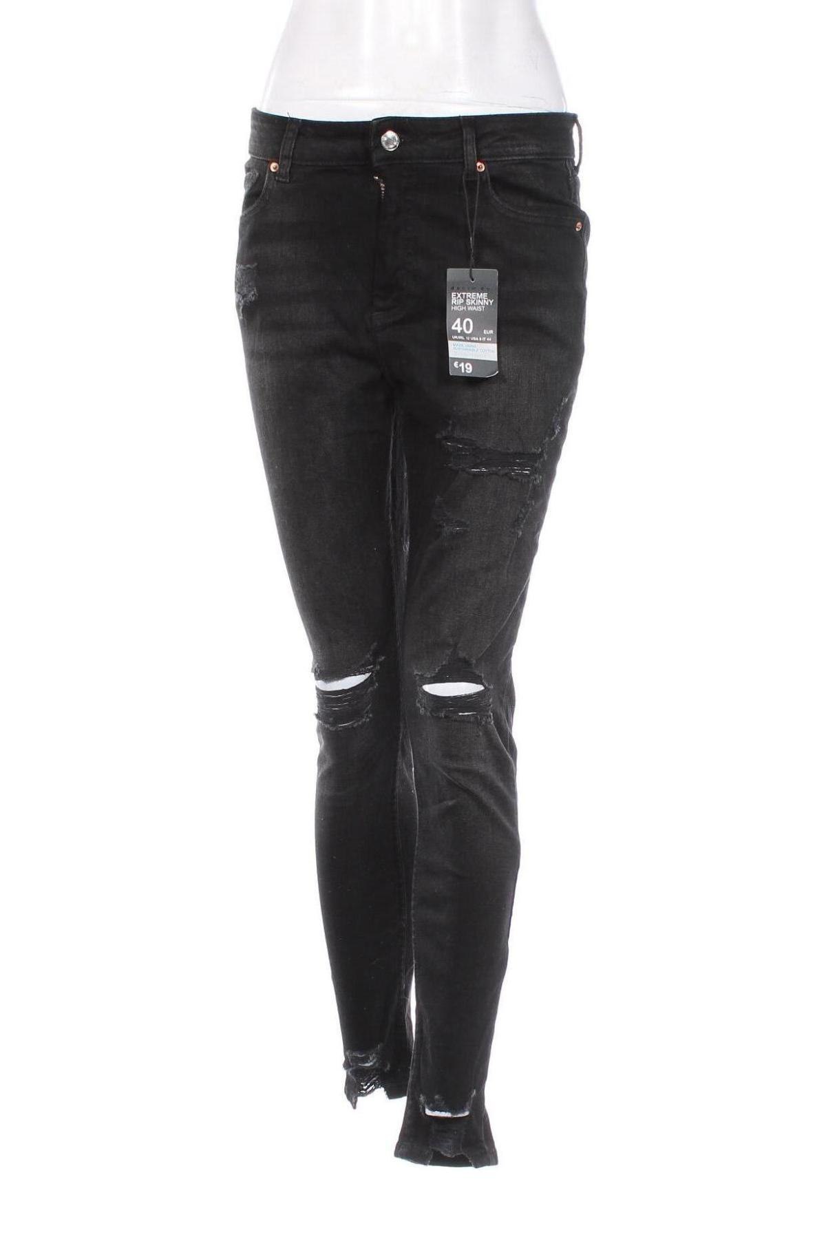 Damen Jeans Denim Co., Größe M, Farbe Schwarz, Preis € 14,99