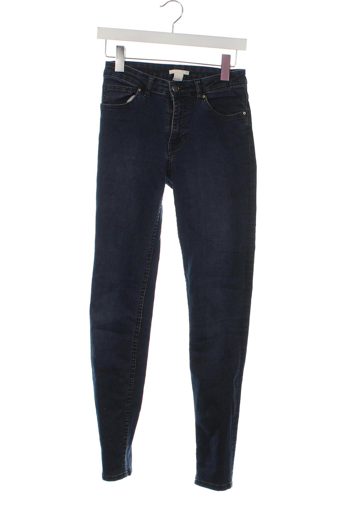 Damskie jeansy H&M, Rozmiar S, Kolor Niebieski, Cena 31,99 zł