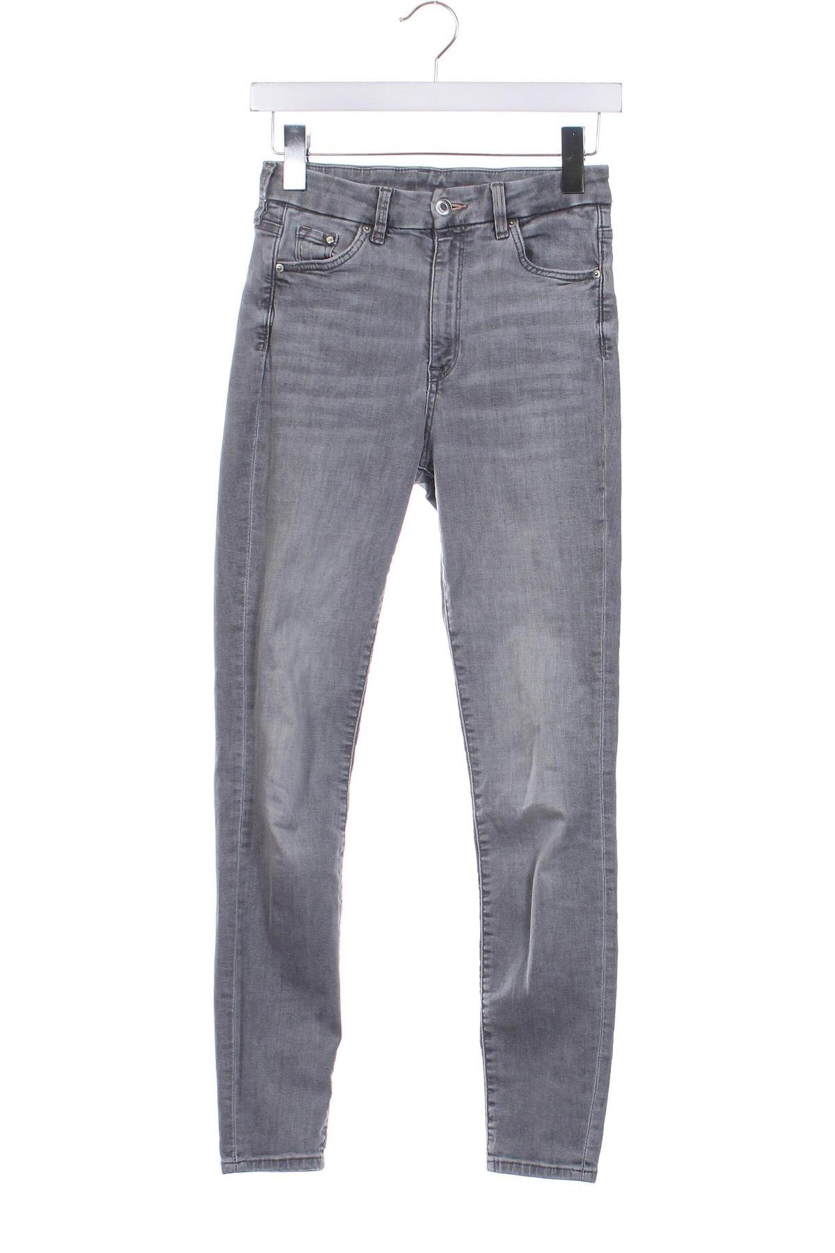 Damskie jeansy H&M, Rozmiar S, Kolor Szary, Cena 39,99 zł