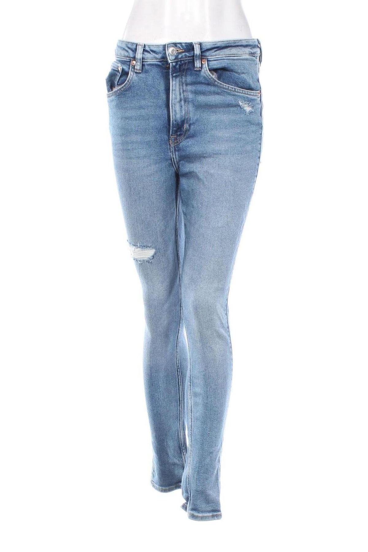 Damskie jeansy H&M, Rozmiar M, Kolor Niebieski, Cena 46,99 zł