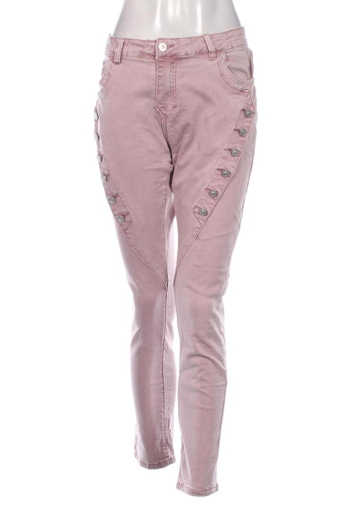 Damen Jeans Laulia, Größe M, Farbe Aschrosa, Preis 9,49 €