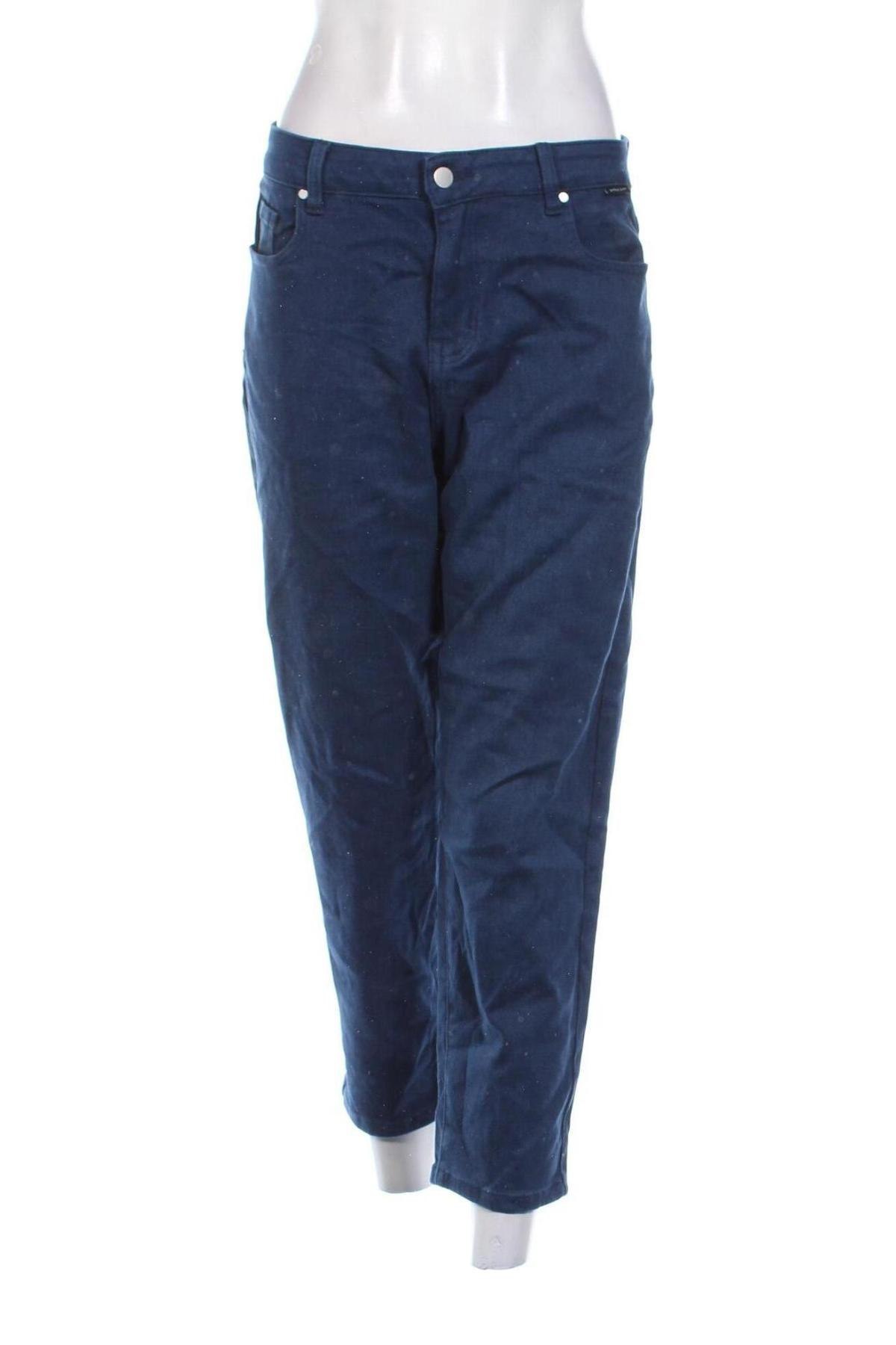 Dámske džínsy  Perfect Jeans By Gina Tricot, Veľkosť L, Farba Modrá, Cena  8,95 €