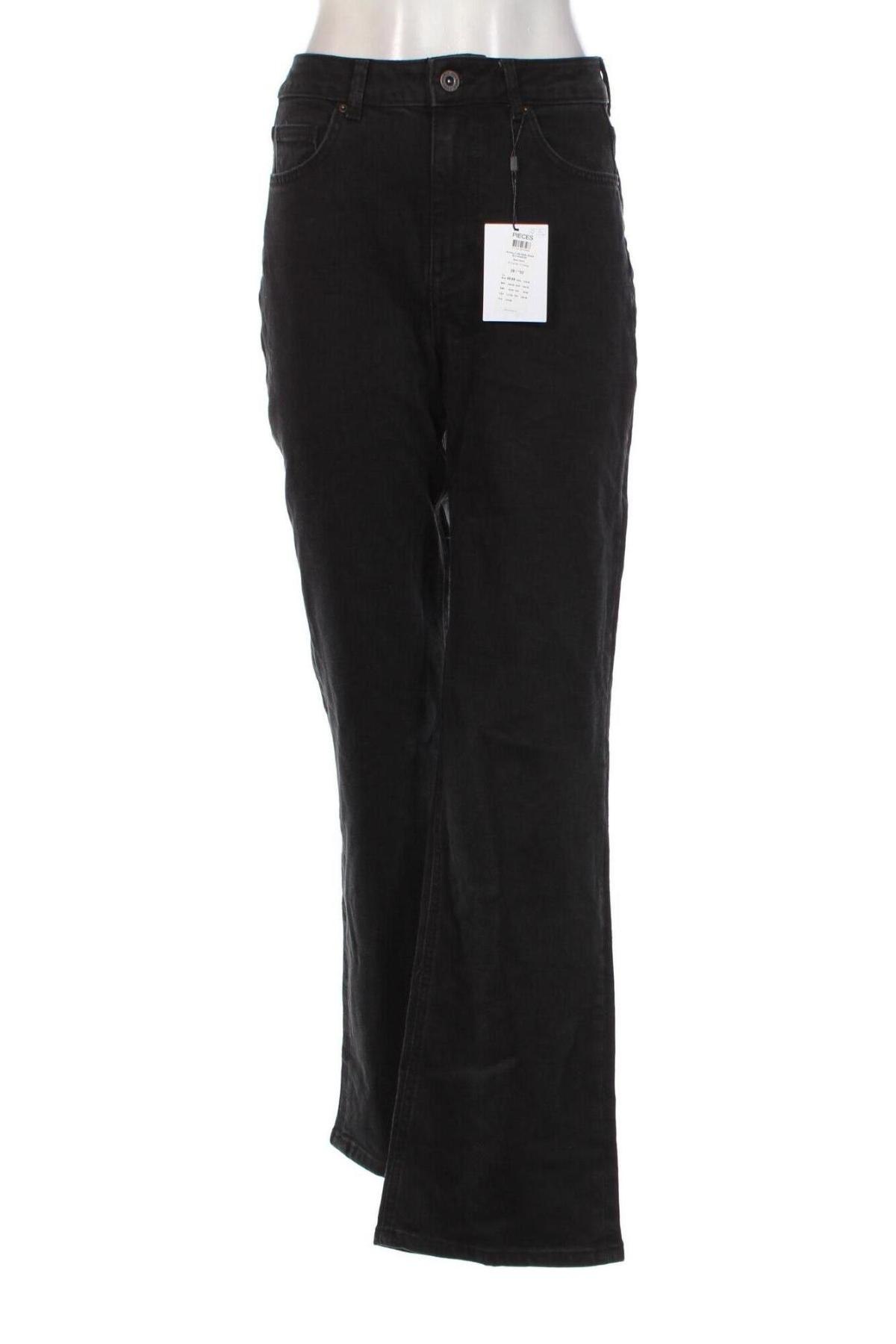 Blugi de femei Pieces, Mărime XS, Culoare Negru, Preț 114,99 Lei