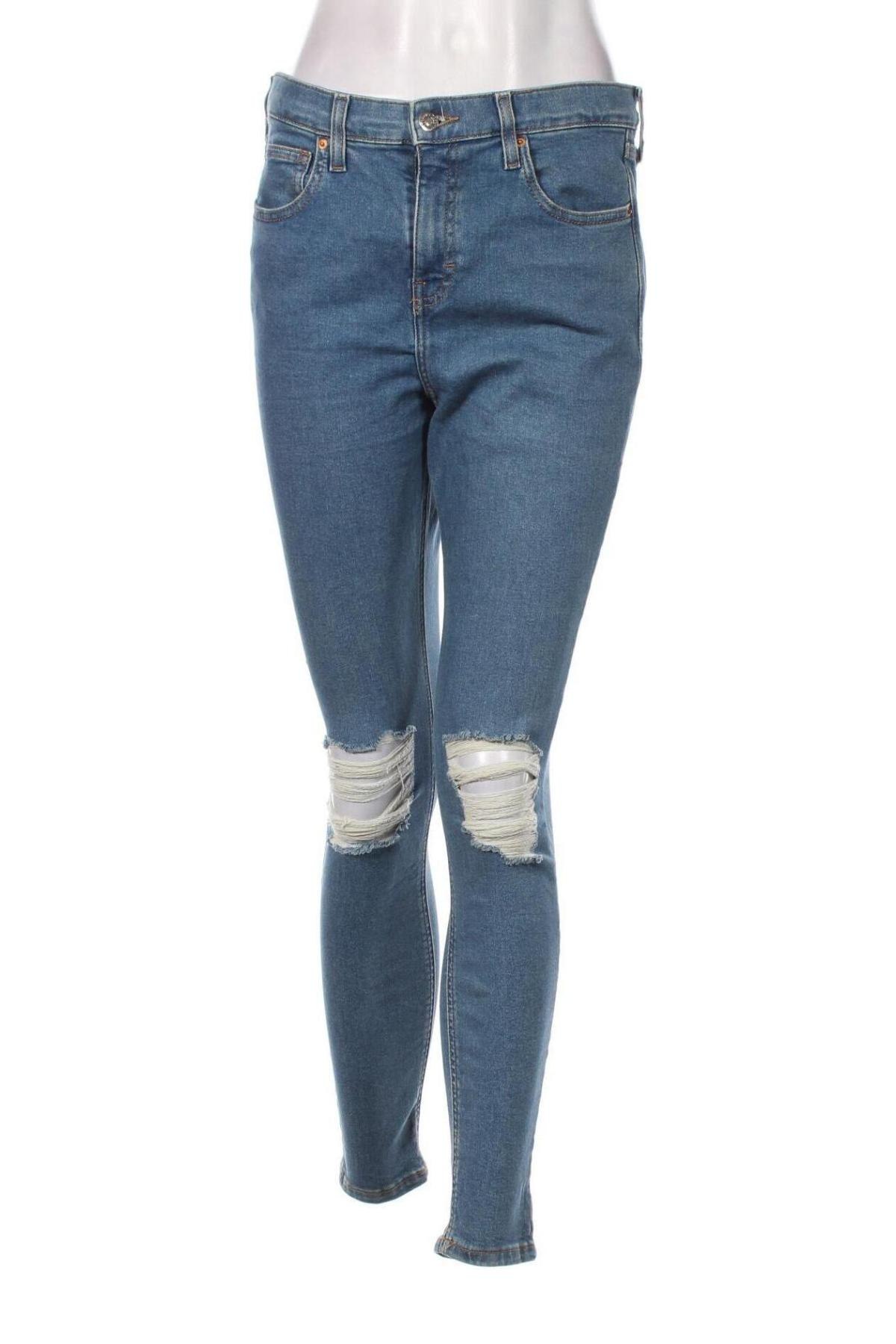 Damen Jeans Topshop Moto, Größe L, Farbe Blau, Preis 13,49 €