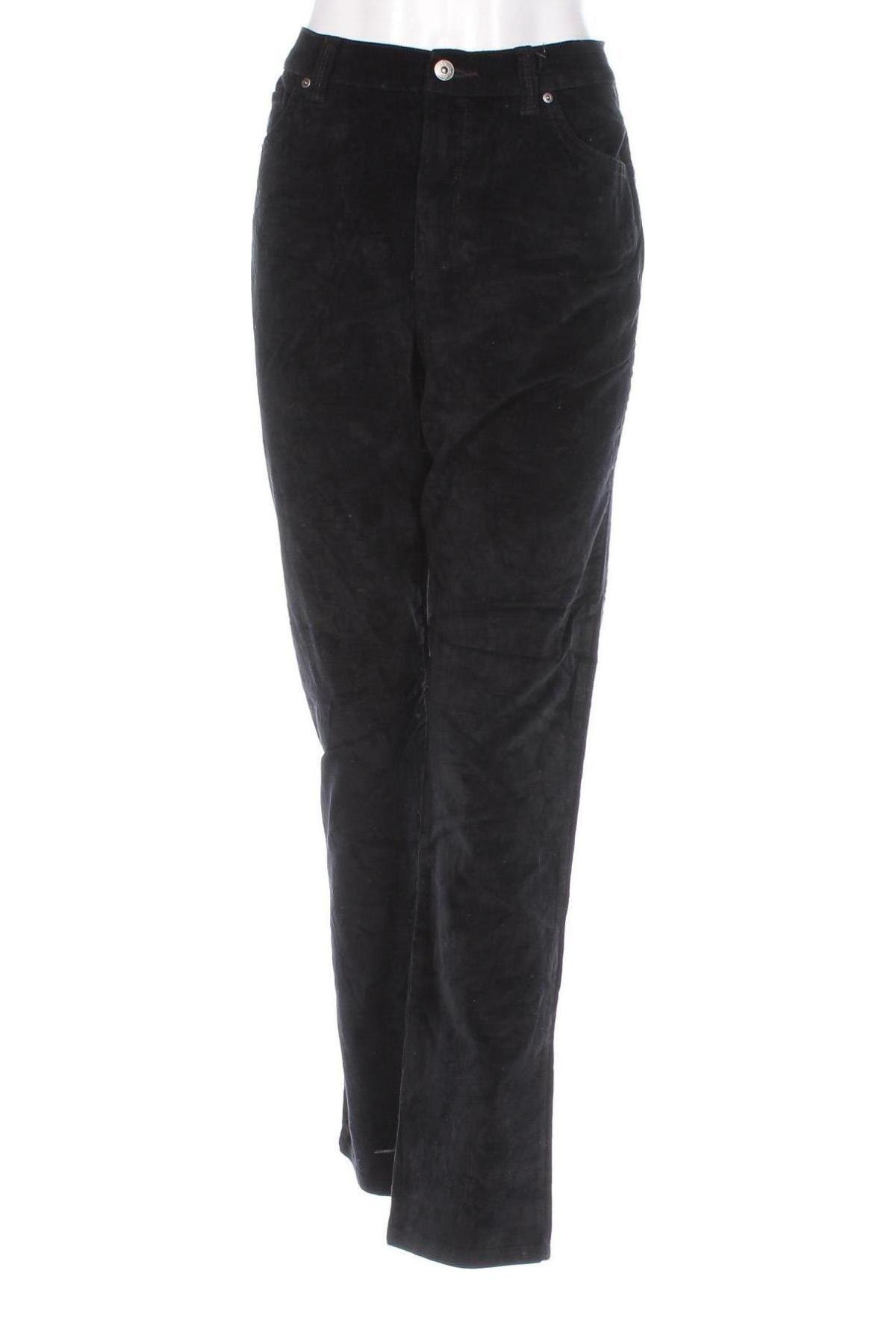 Pantaloni de velvet de femei Gloria Vanderbilt, Mărime M, Culoare Negru, Preț 95,99 Lei