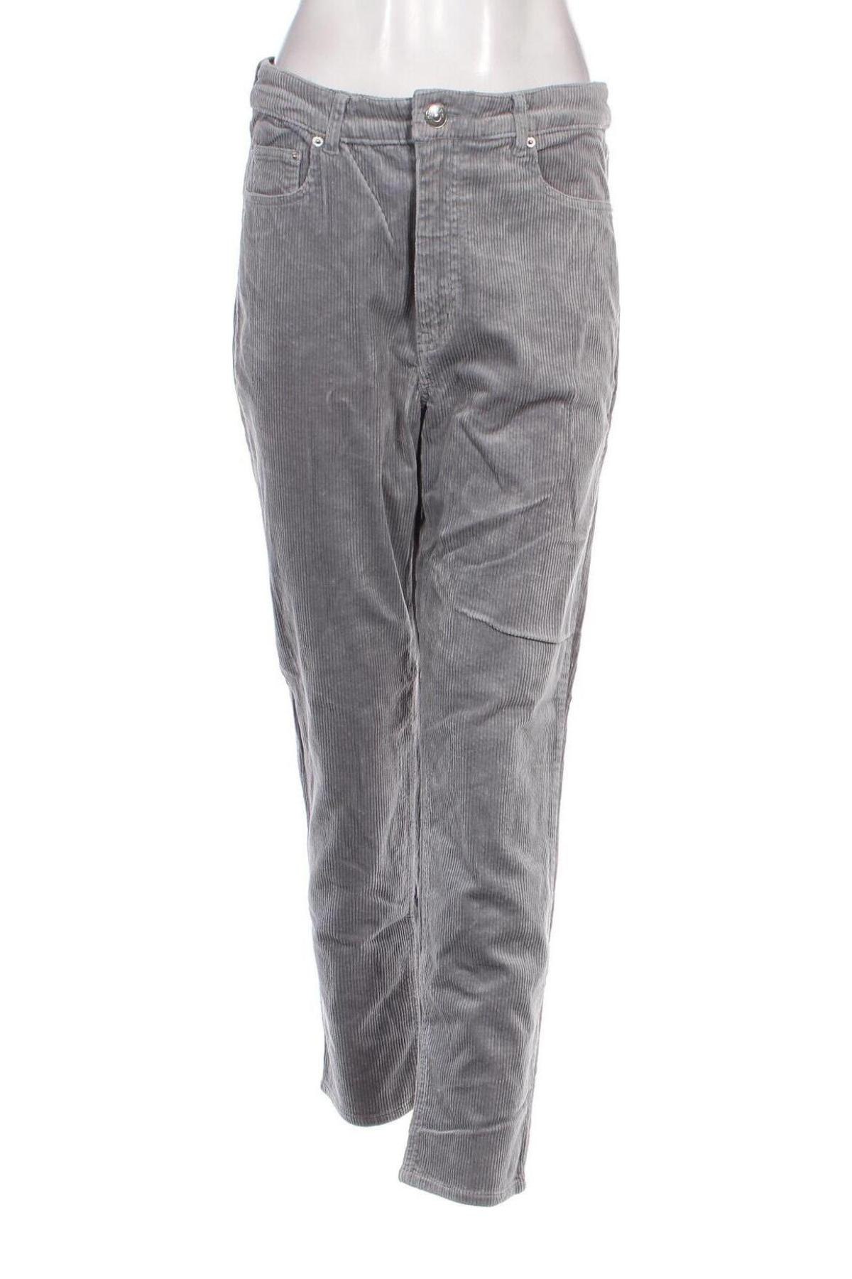 Damen Cordhose H&M Divided, Größe L, Farbe Grau, Preis € 6,99