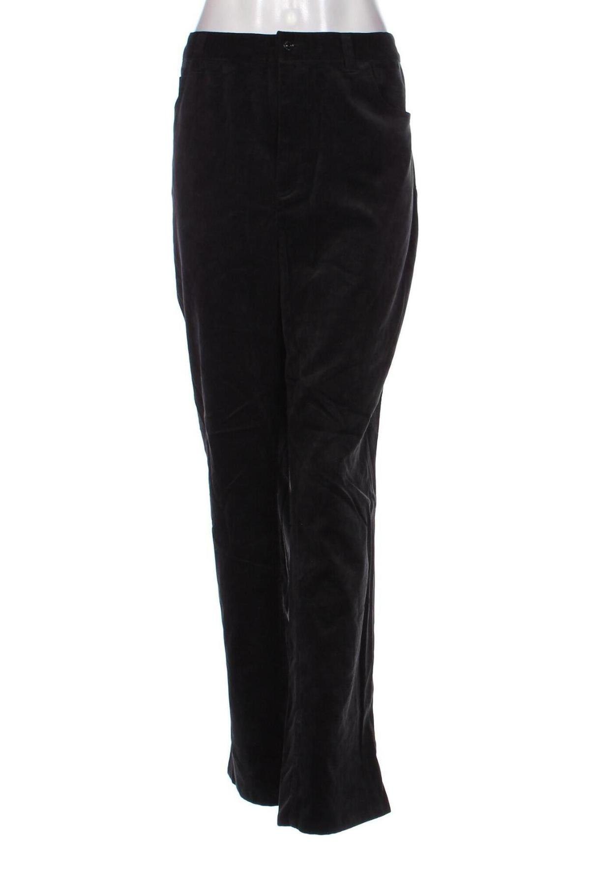 Pantaloni de velvet de femei Jaclyn Smith, Mărime XXL, Culoare Negru, Preț 33,99 Lei