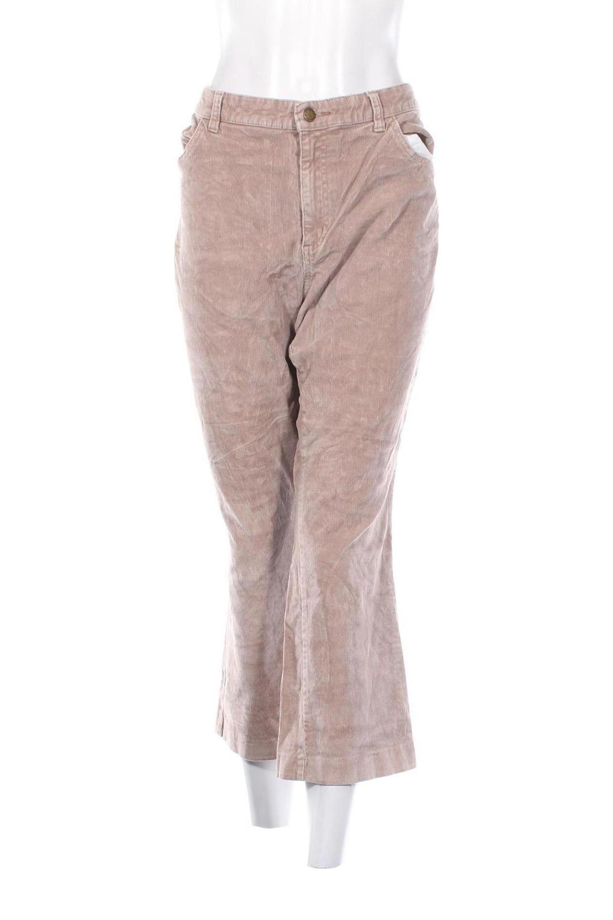 Damen Cordhose St. John's Bay, Größe L, Farbe Beige, Preis 9,49 €