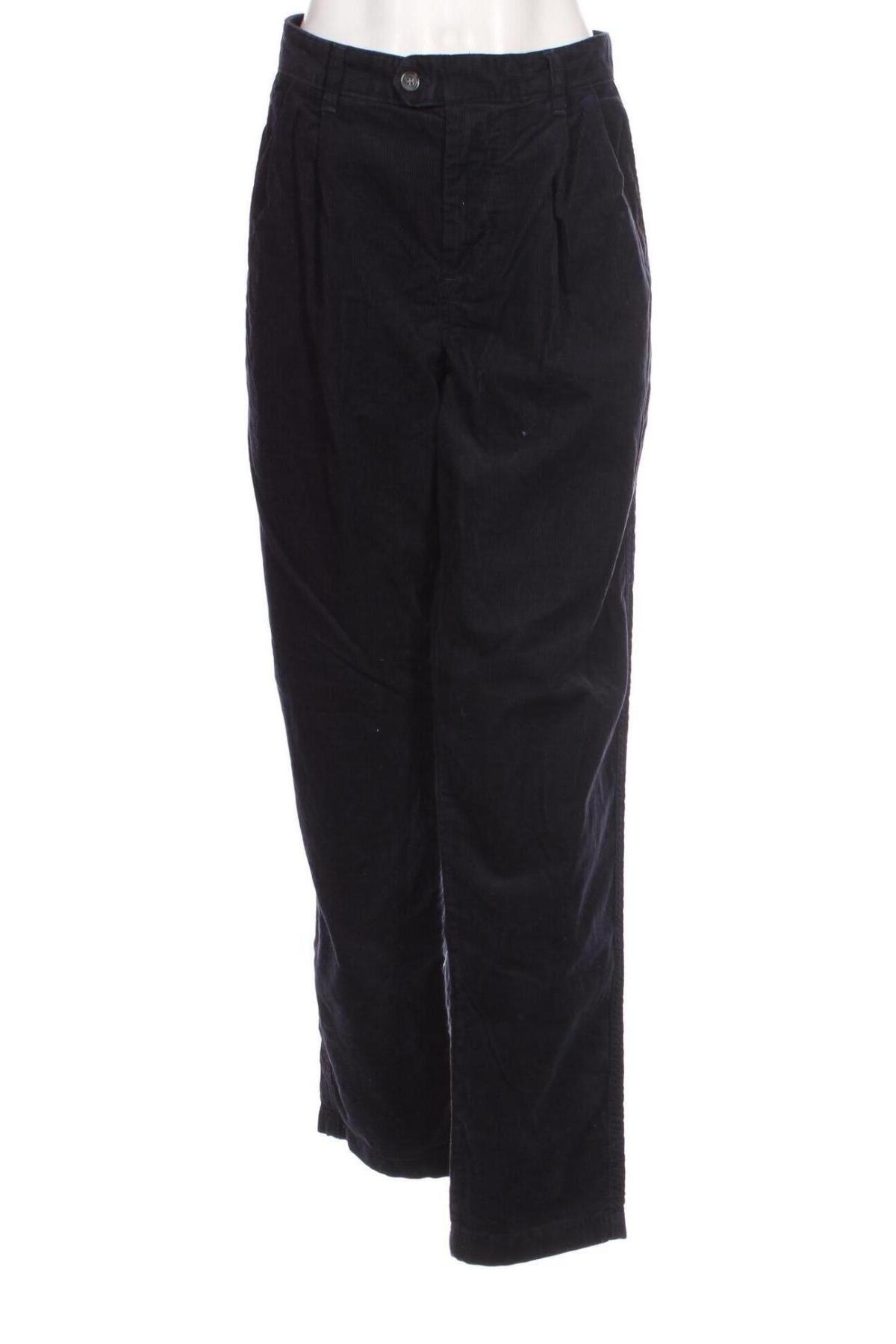 Pantaloni de velvet de femei Tommy Hilfiger, Mărime L, Culoare Albastru, Preț 426,99 Lei