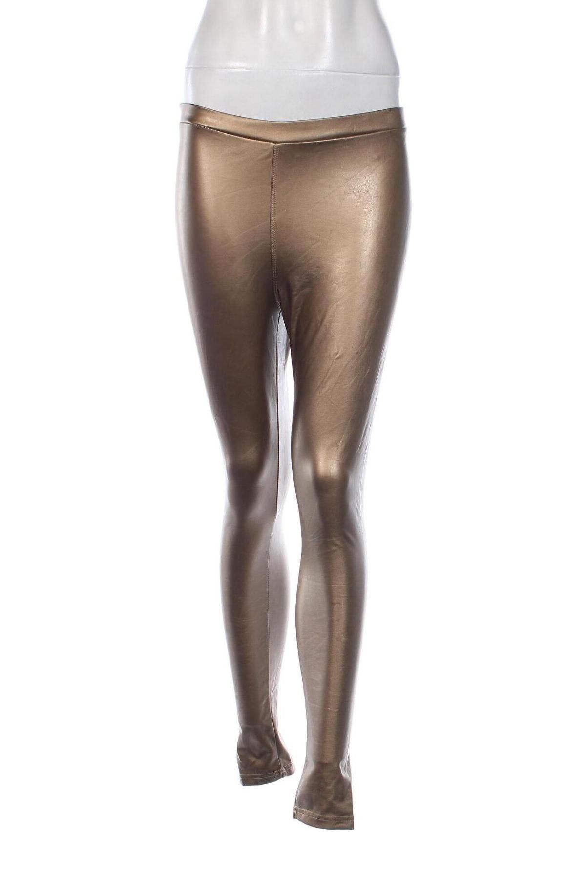 Damen Leggings, Größe S, Farbe Golden, Preis 13,49 €