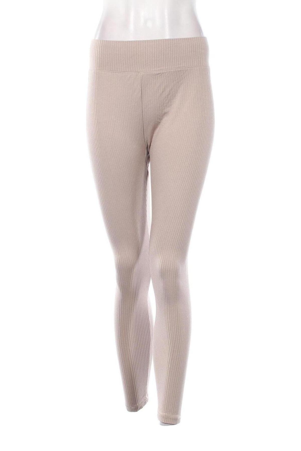 Damen Leggings, Größe L, Farbe Beige, Preis 9,49 €