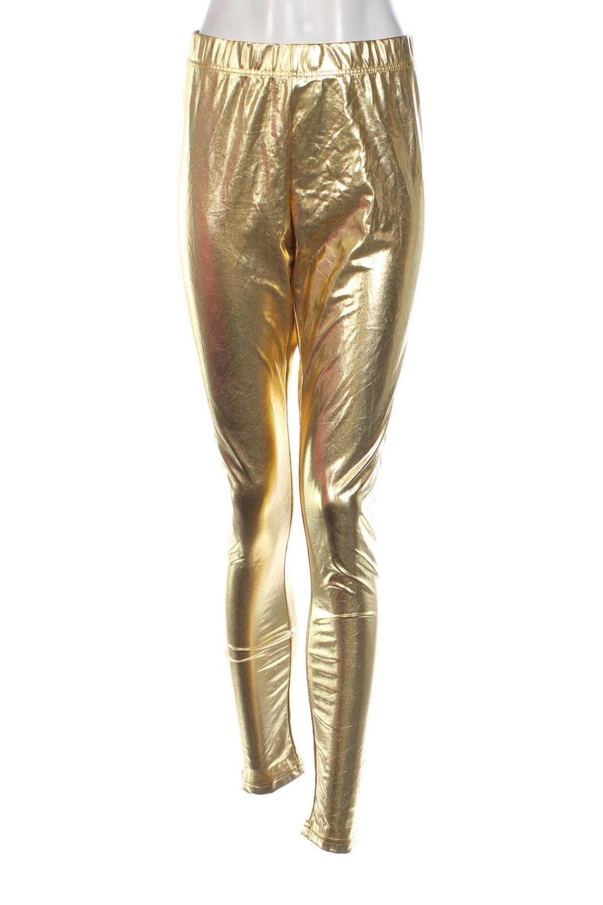 Damen Leggings, Größe L, Farbe Golden, Preis € 7,99