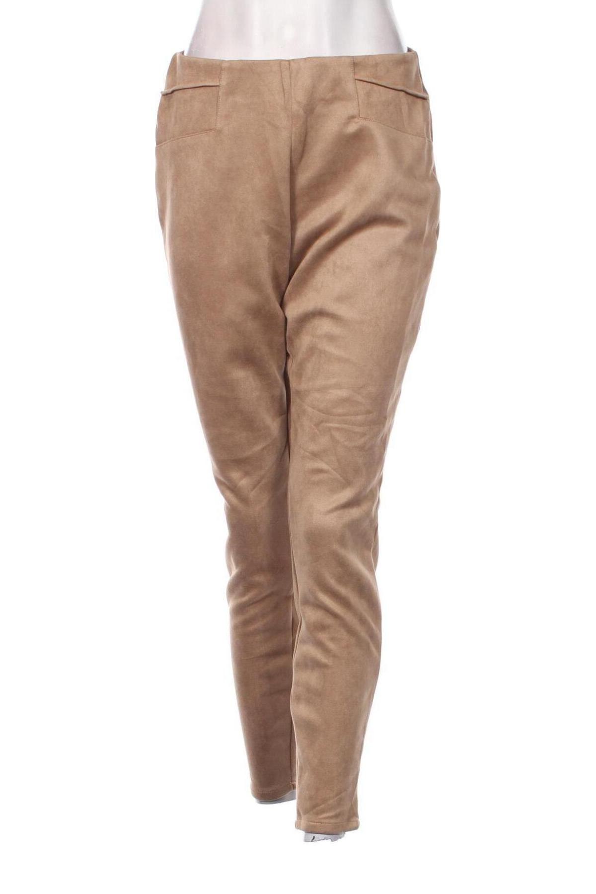 Damen Leggings Ms Mode, Größe L, Farbe Beige, Preis 4,99 €