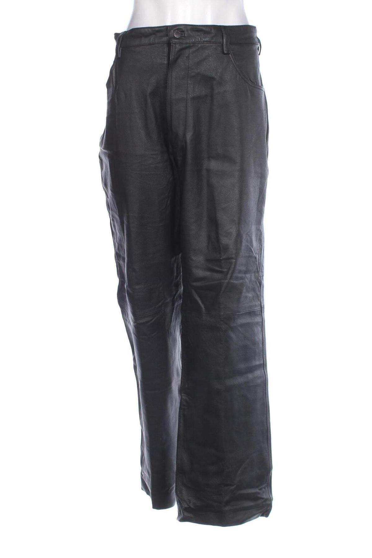 Pantaloni de piele pentru damă Ks, Mărime XL, Culoare Negru, Preț 176,99 Lei