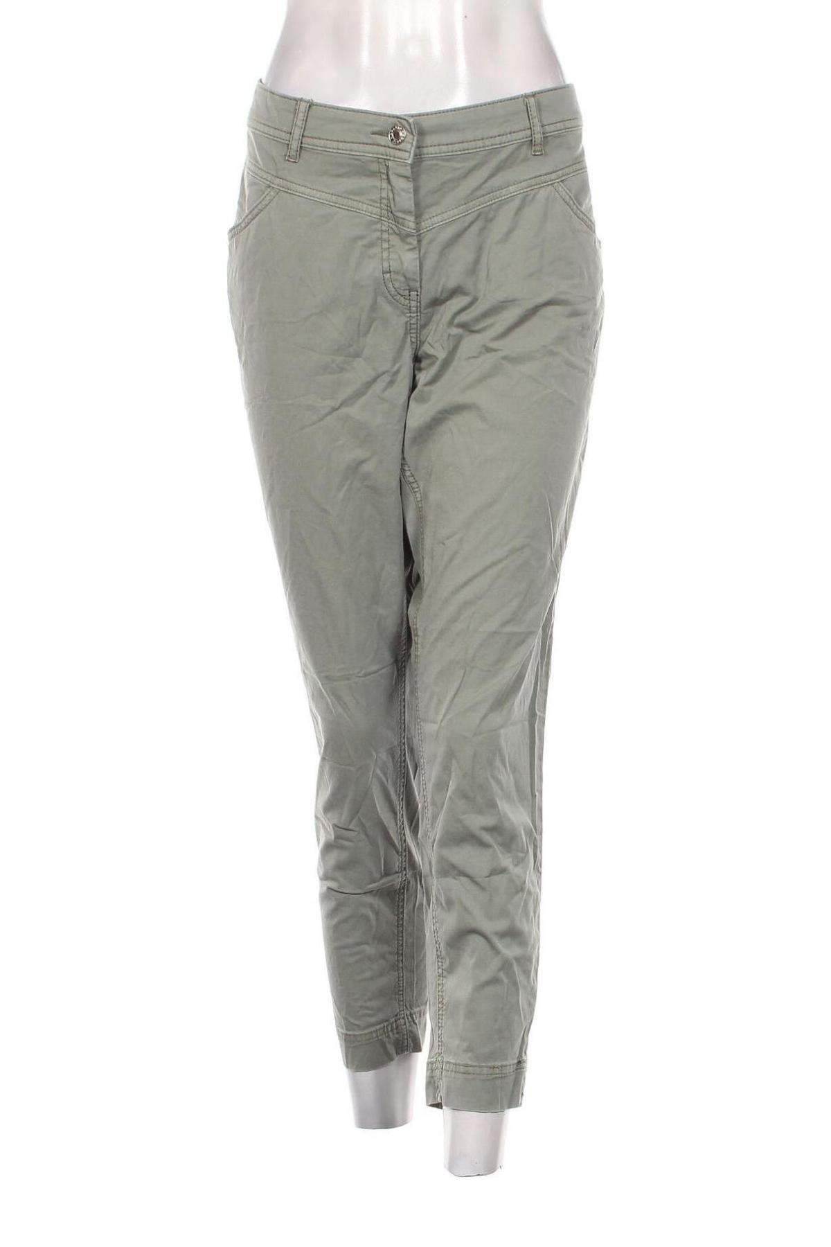 Pantaloni de femei Adagio, Mărime XL, Culoare Verde, Preț 43,99 Lei