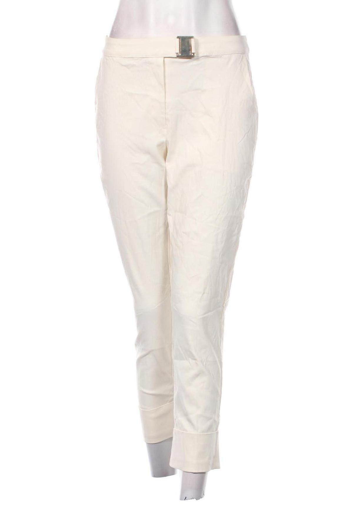 Pantaloni de femei Ashley Brooke, Mărime M, Culoare Alb, Preț 38,99 Lei