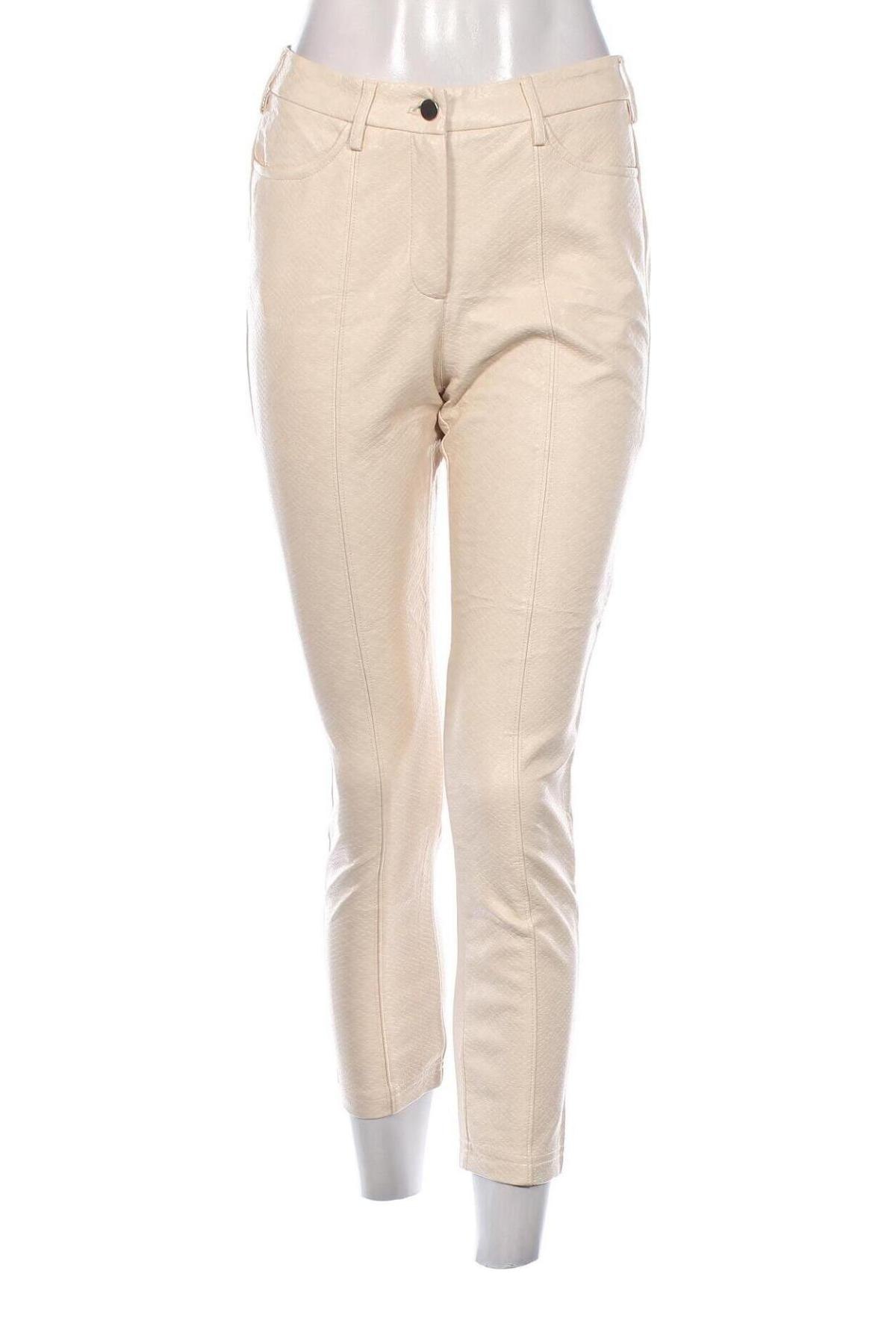 Pantaloni de femei Ashley Brooke, Mărime M, Culoare Ecru, Preț 27,99 Lei