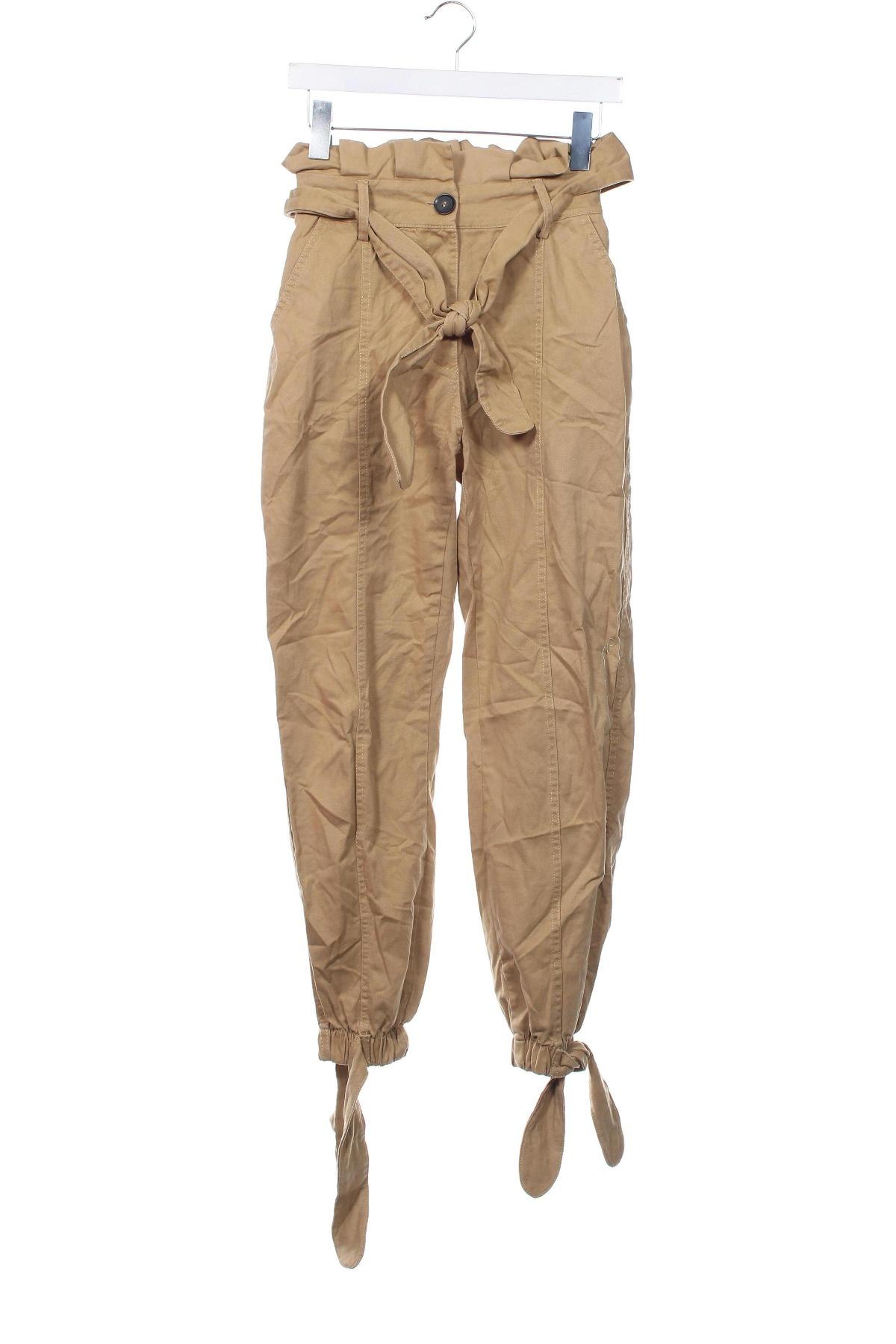 Damenhose Bershka, Größe S, Farbe Beige, Preis 6,49 €