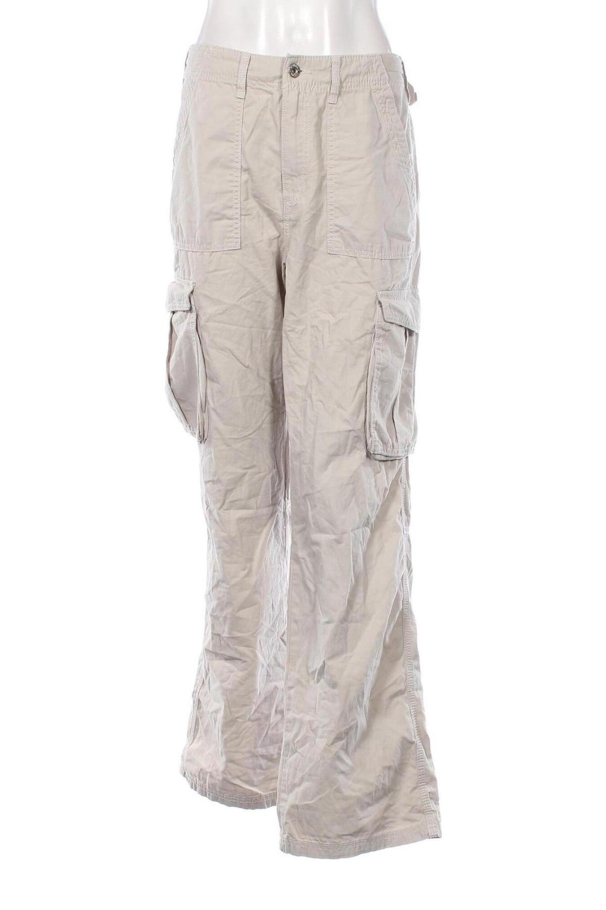 Damenhose Bershka, Größe M, Farbe Beige, Preis 7,99 €