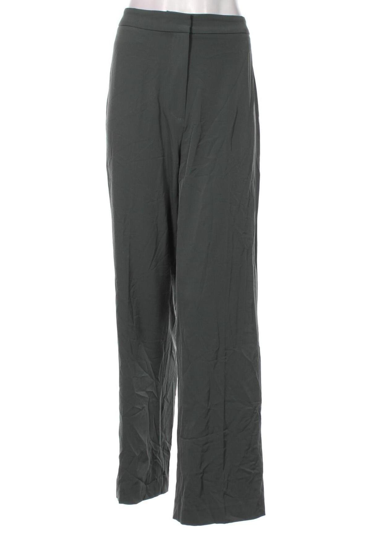 Pantaloni de femei H&M, Mărime L, Culoare Verde, Preț 38,99 Lei