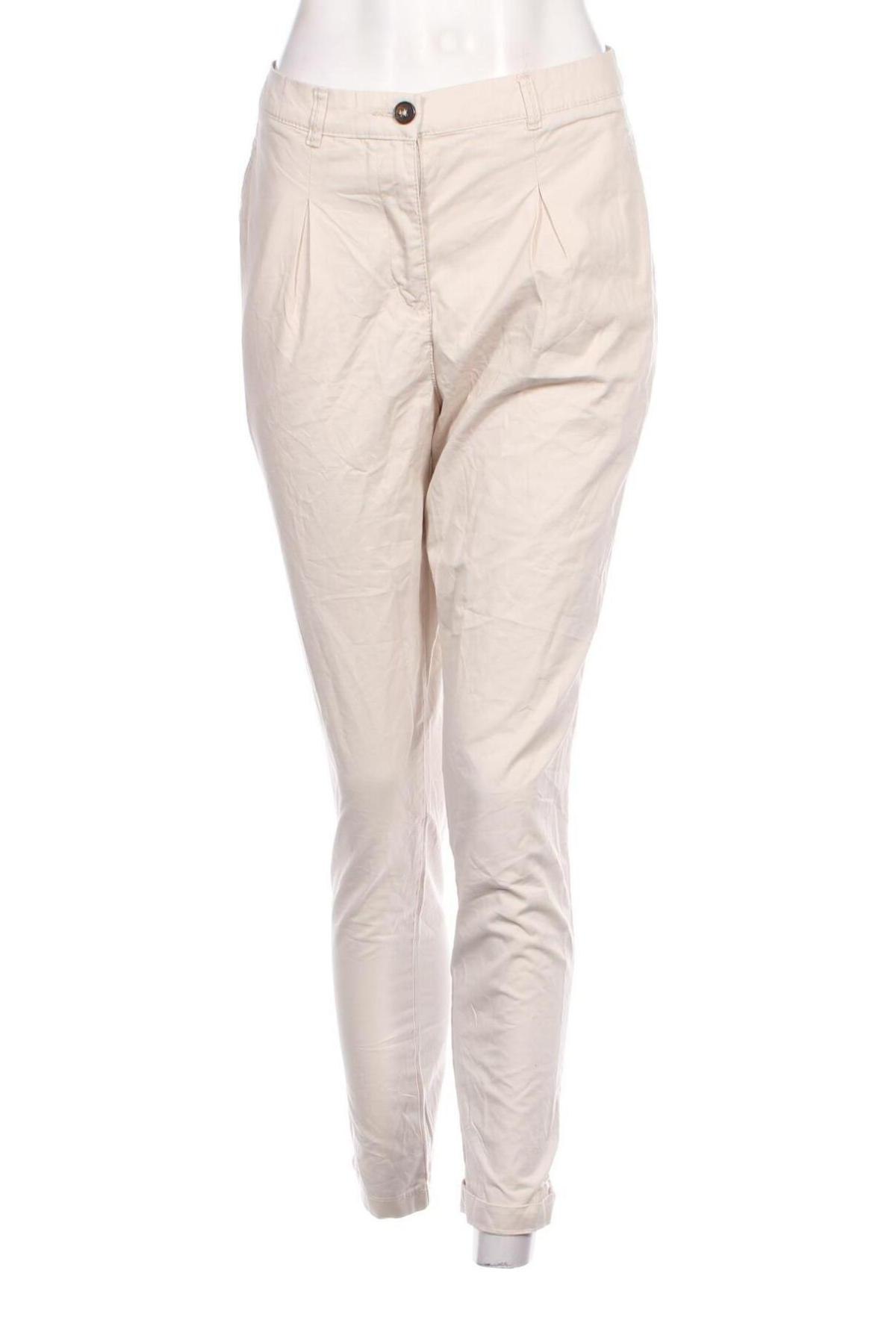 Damenhose H&M, Größe M, Farbe Beige, Preis 11,99 €