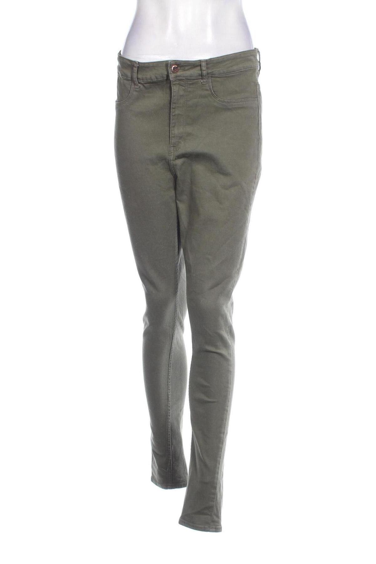 Pantaloni de femei H&M Divided, Mărime L, Culoare Verde, Preț 48,99 Lei