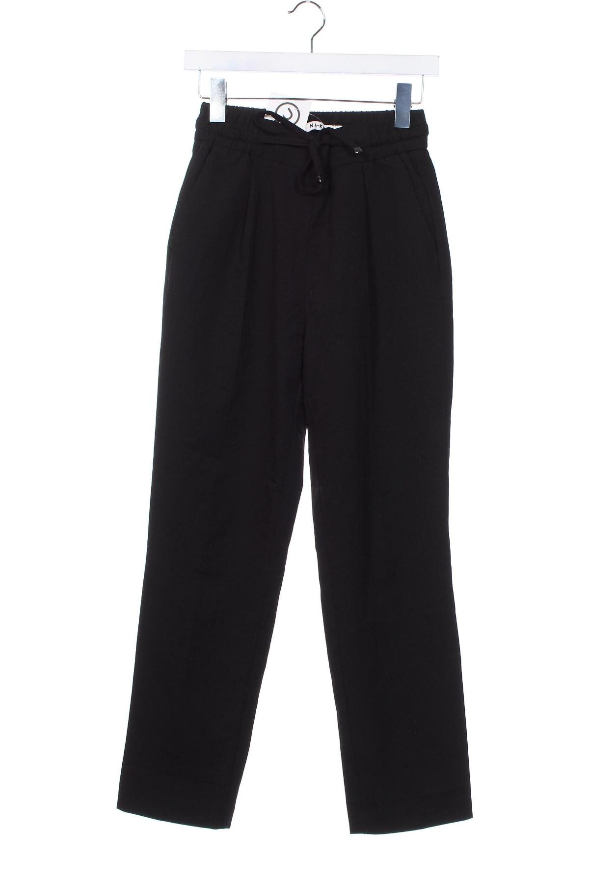 Pantaloni de femei NA-KD, Mărime XS, Culoare Negru, Preț 32,99 Lei