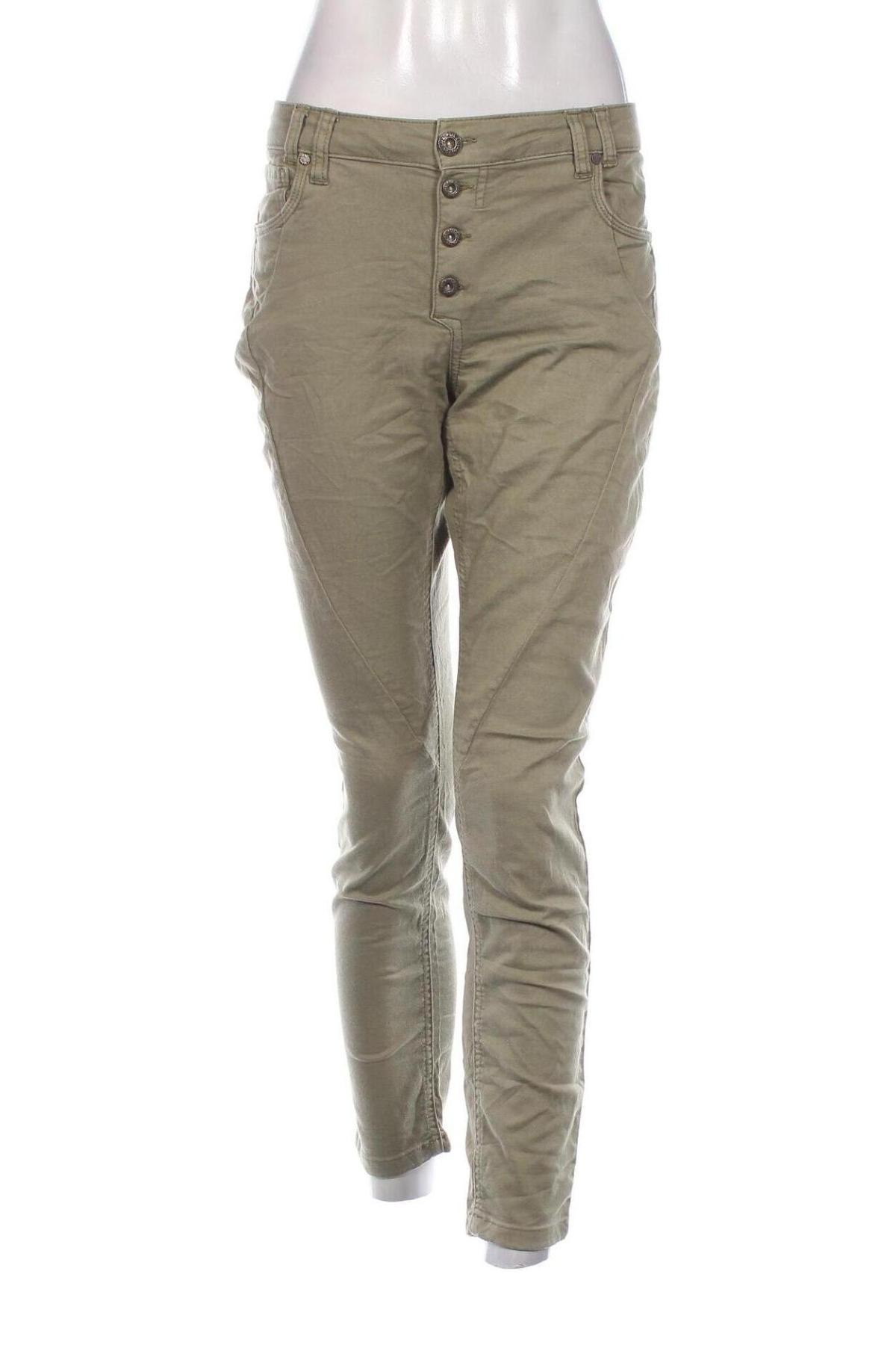 Damenhose Pulz Jeans, Größe L, Farbe Grün, Preis € 13,49