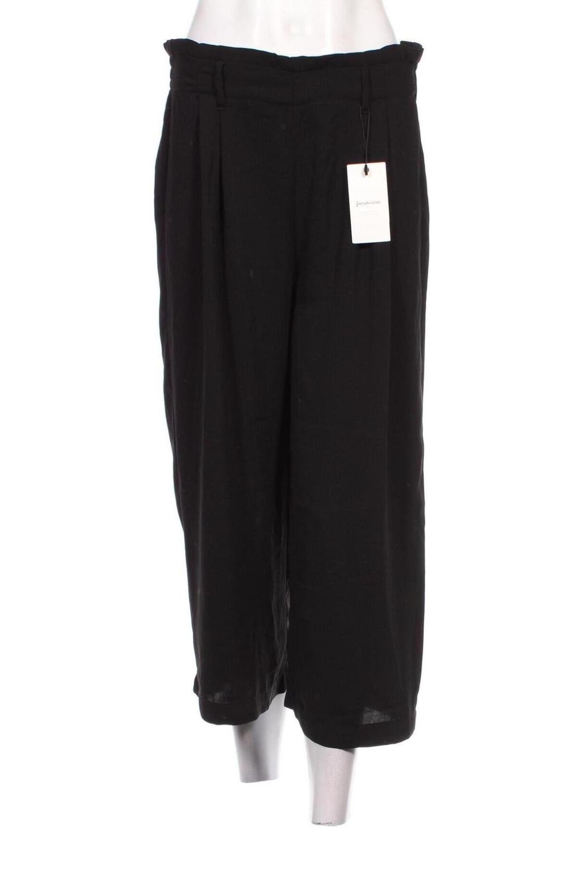 Pantaloni de femei Stradivarius, Mărime L, Culoare Negru, Preț 76,99 Lei