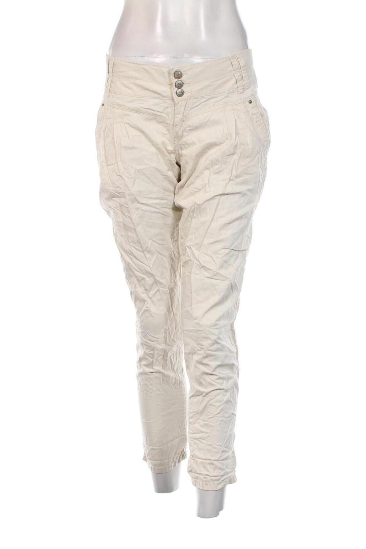 Pantaloni de femei Tally Weijl, Mărime M, Culoare Ecru, Preț 32,99 Lei