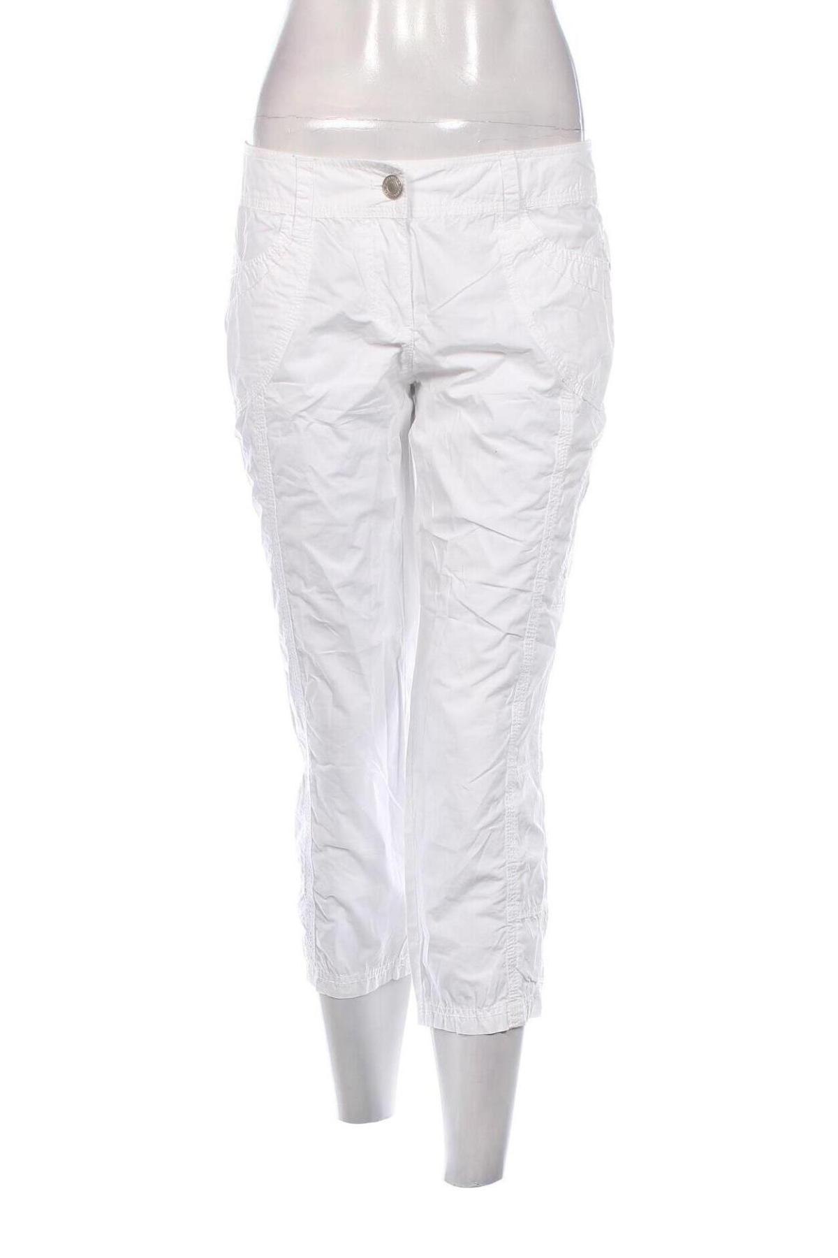 Pantaloni de femei Tom Tailor, Mărime S, Culoare Alb, Preț 54,99 Lei