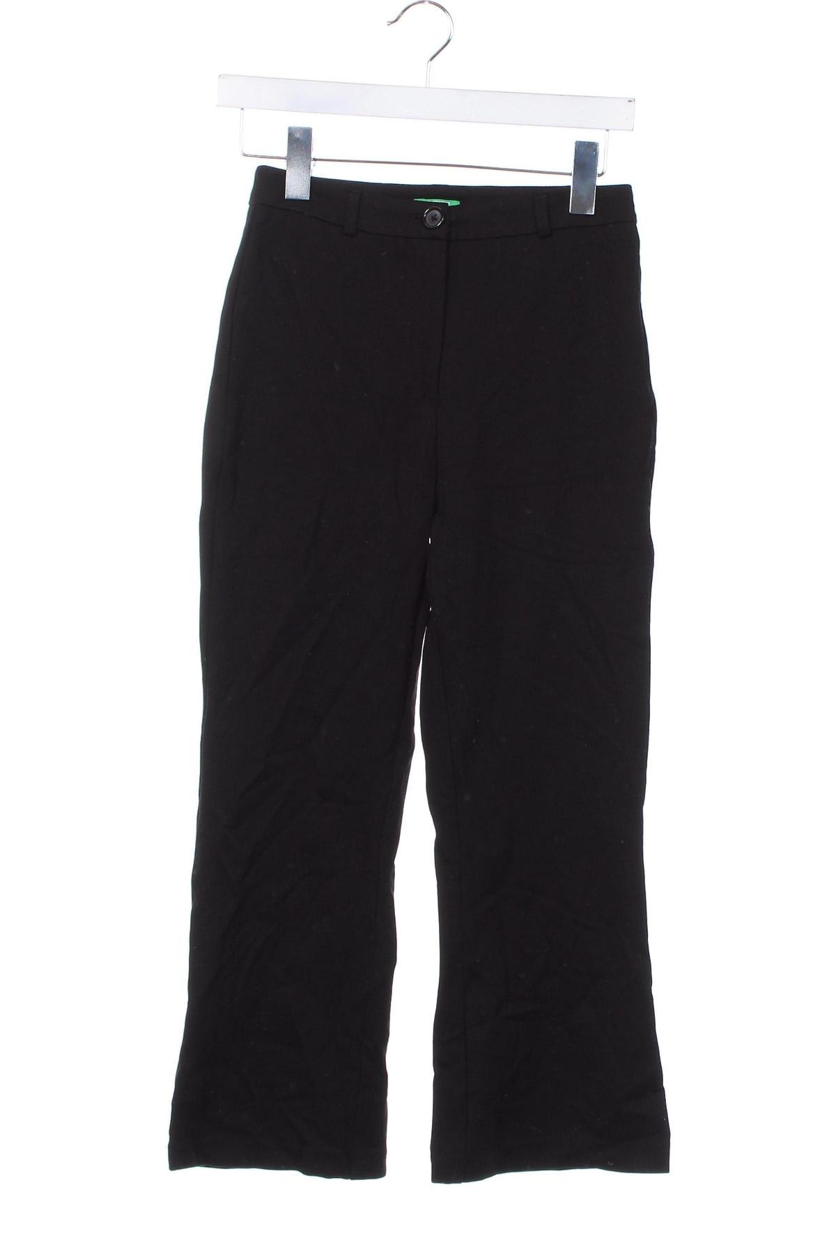 Pantaloni de femei United Colors Of Benetton, Mărime XS, Culoare Negru, Preț 134,99 Lei