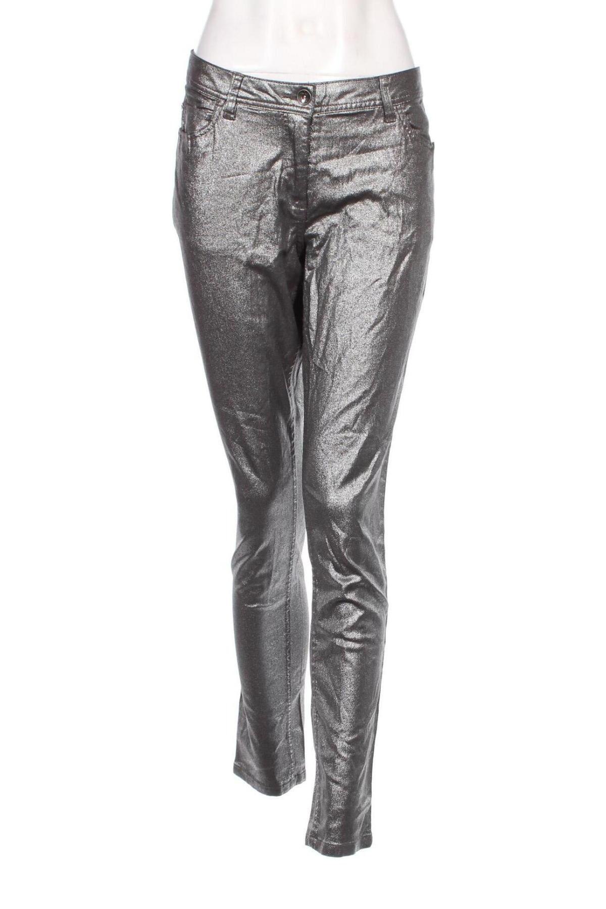 Damenhose Up 2 Fashion, Größe L, Farbe Silber, Preis 14,99 €