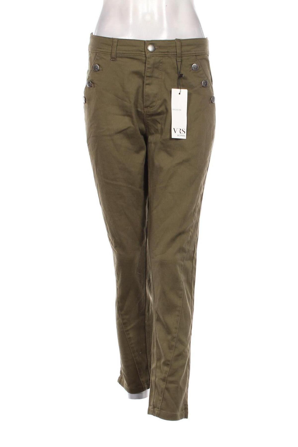 Pantaloni de femei VRS Woman, Mărime M, Culoare Verde, Preț 60,99 Lei